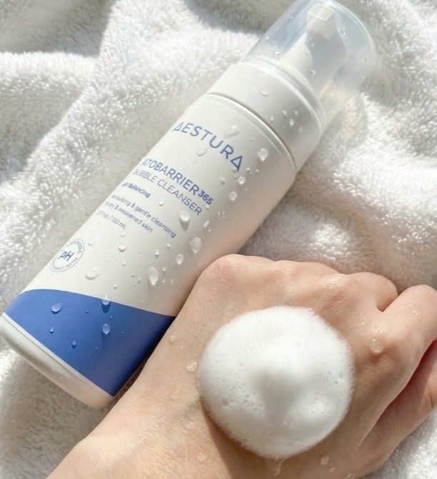 AESTURA アトバリア365 バブルクレンザーのクチコミ「AESTURA
アトバリア365 バブルクレンザー
160mL

フワモコなアトバリアのバブル.....」（2枚目）