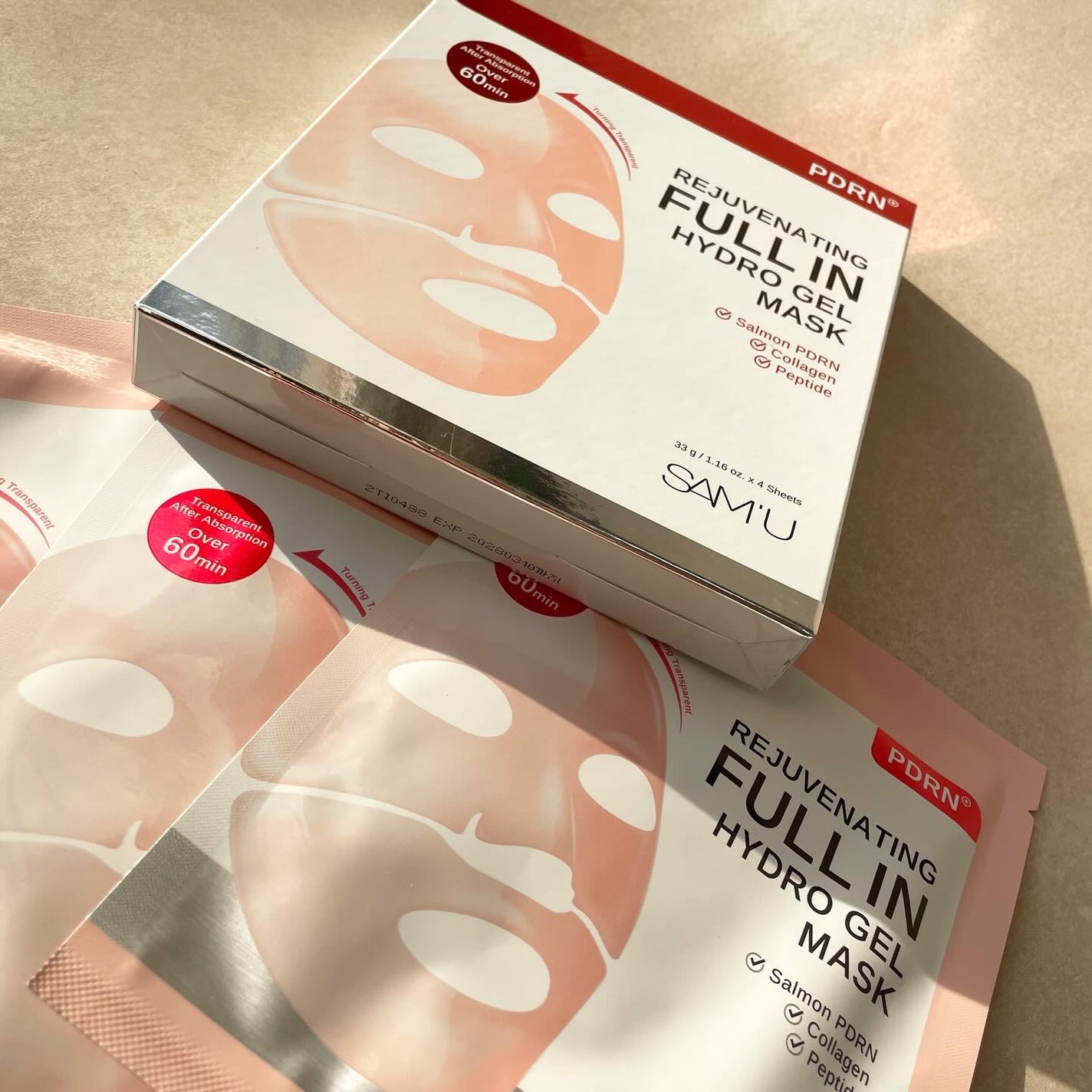 PDRNリジュべネティングフルインハイドロゲルマスク/SAM'U/シートマスク・パックを使ったクチコミ(4枚目)