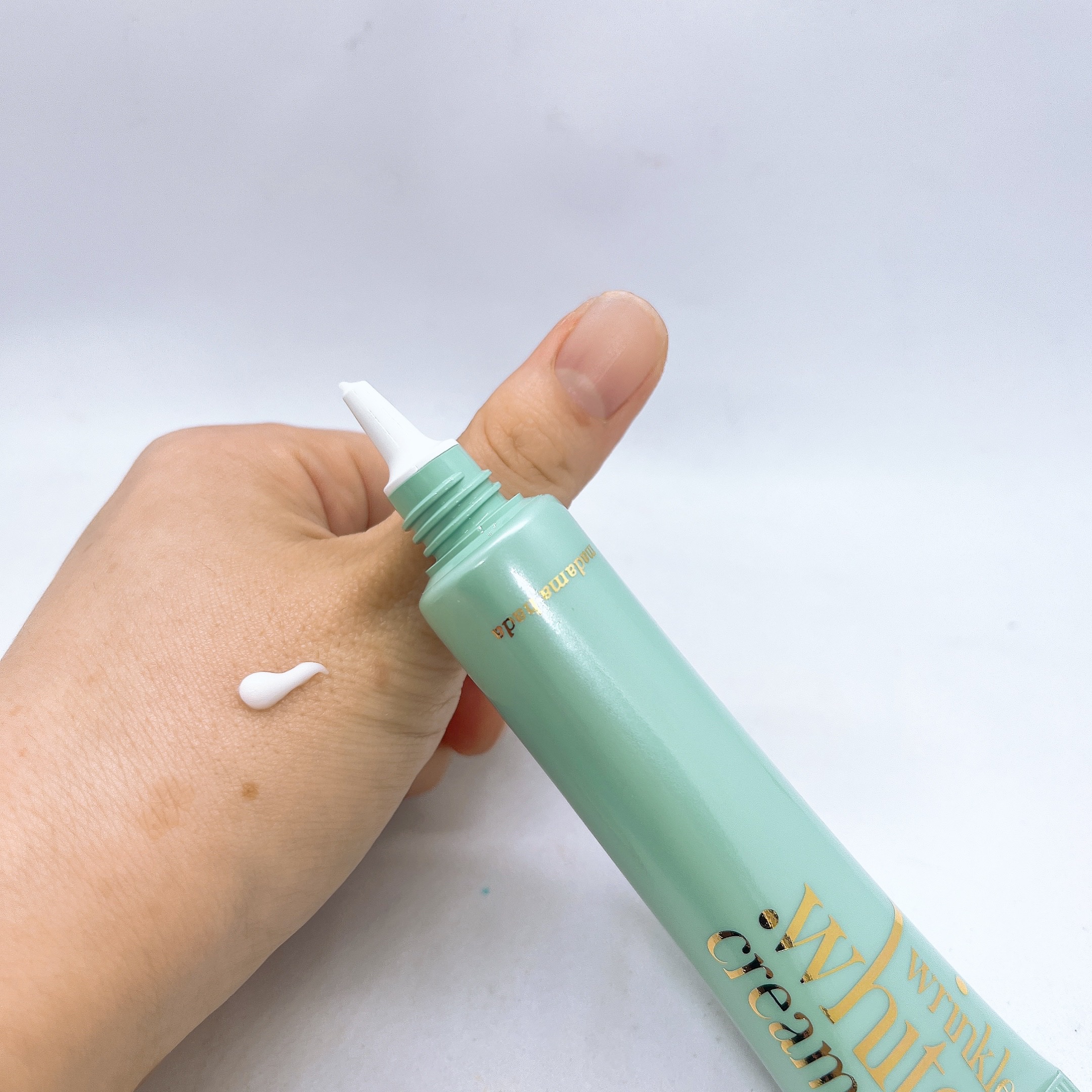 薬用リンクルホワイトクリーム/madama･hada（真珠肌）/フェイスクリームを使ったクチコミ（3枚目）