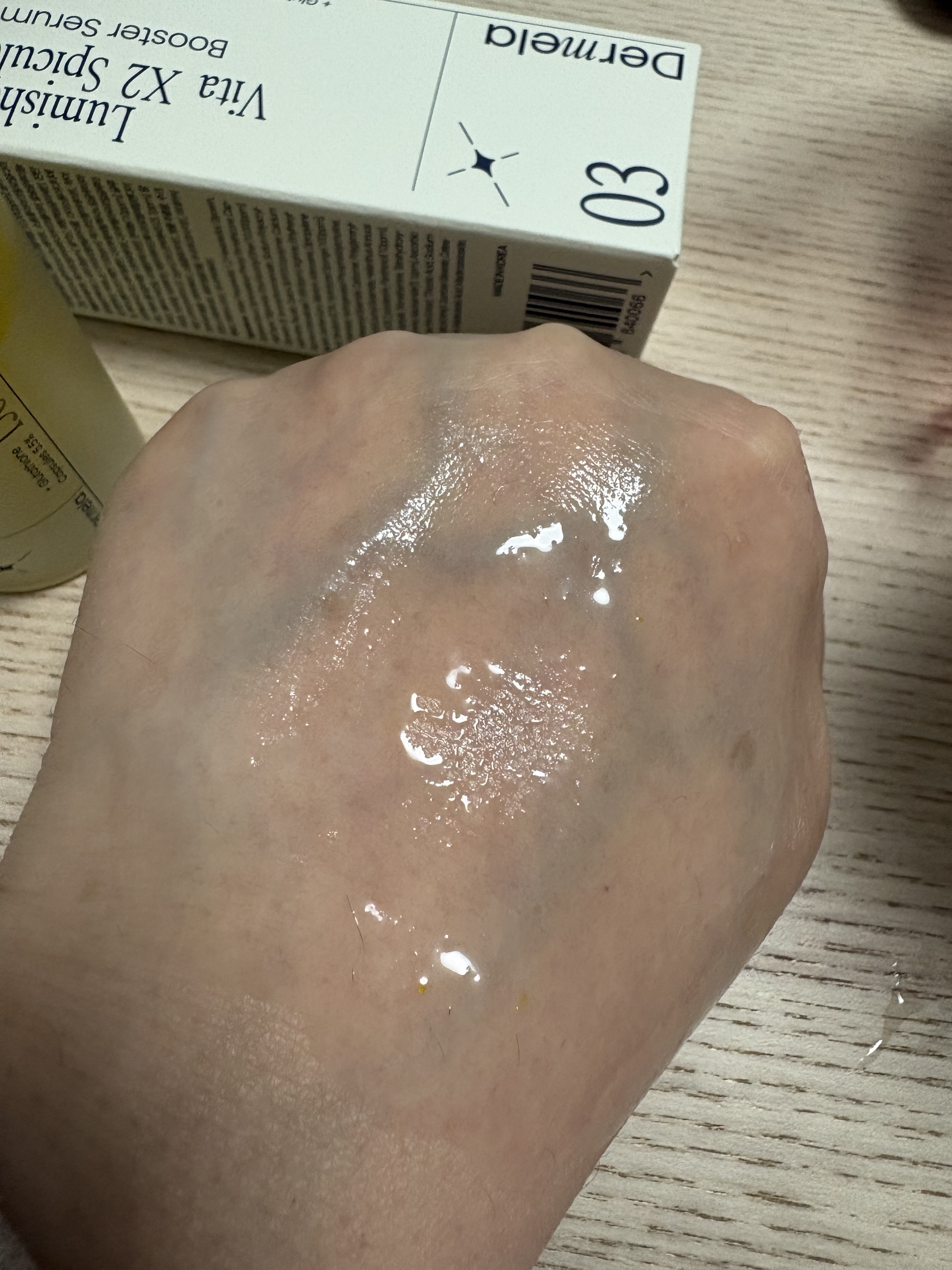 ダーメラ ルミショット・Wビタセラム/Dermela/美容液を使ったクチコミ（2枚目）