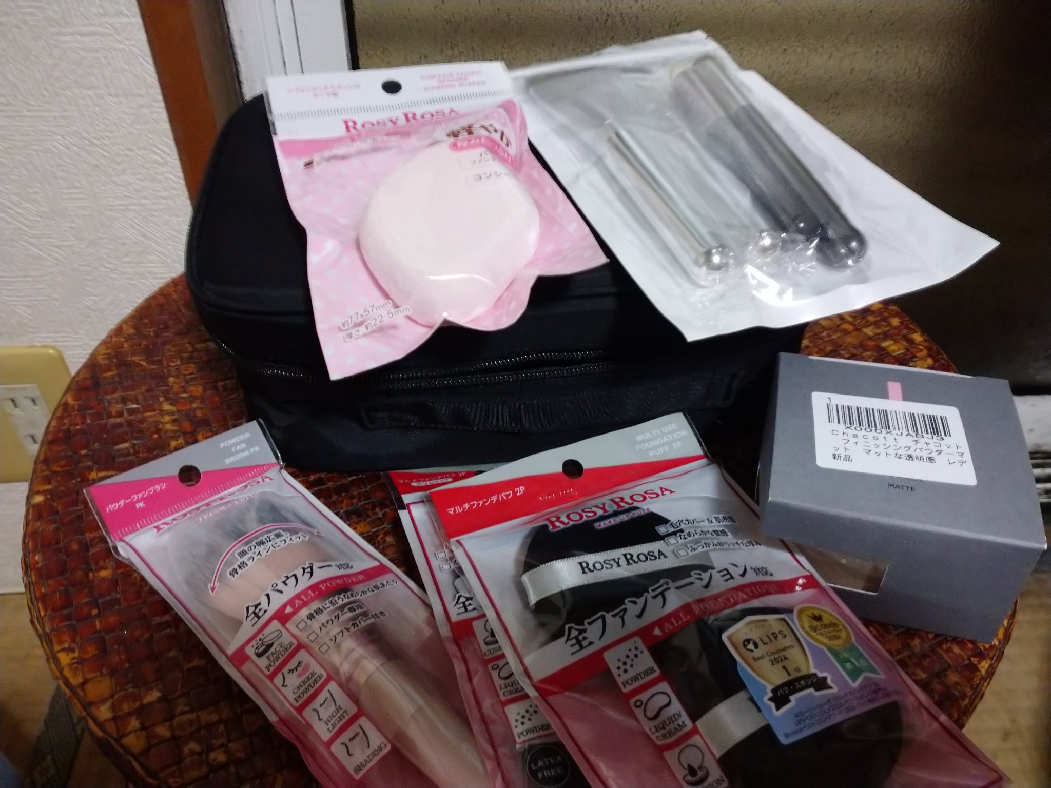 パウダーファンブラシ PK (ピンク)/ロージーローザ/メイクブラシを使ったクチコミ（1枚目）