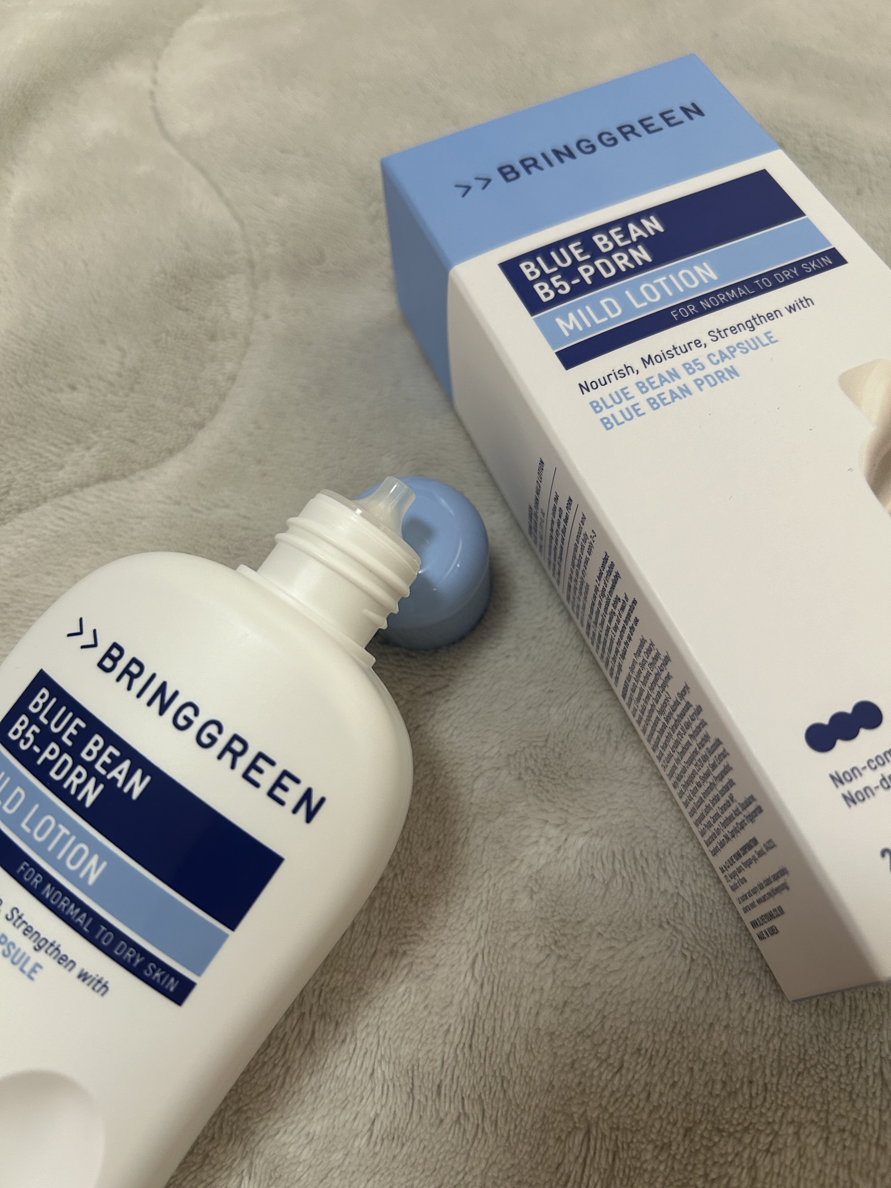 BRING GREEN ブルービーンB5-PDRN™マイルドローションのクチコミ「BRING GREEN

ブルービーンB5-PDRN™マイルドローション

全身にも使って、顔.....」（2枚目）