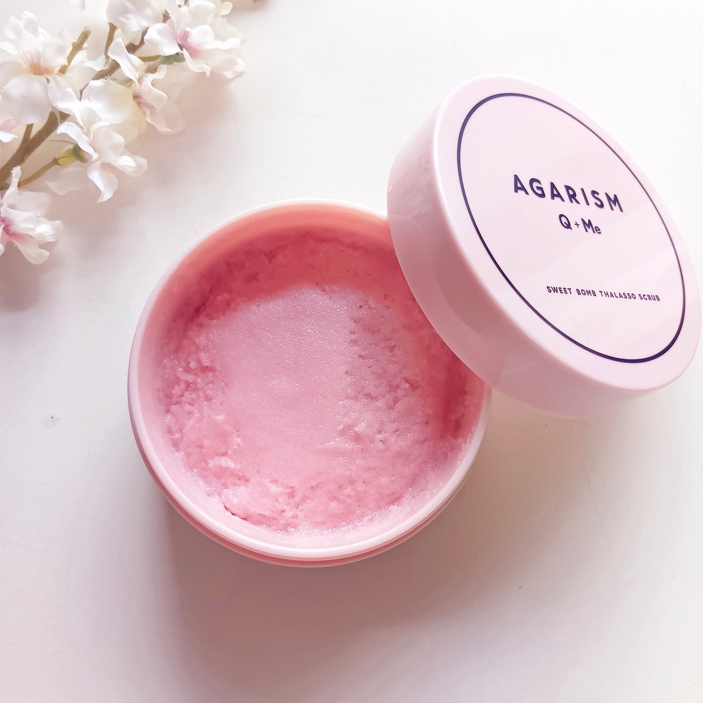 Q+Me スウィート ボム タラソ スクラブ/AGARISM/バストケア・ヒップケアを使ったクチコミ(2枚目)