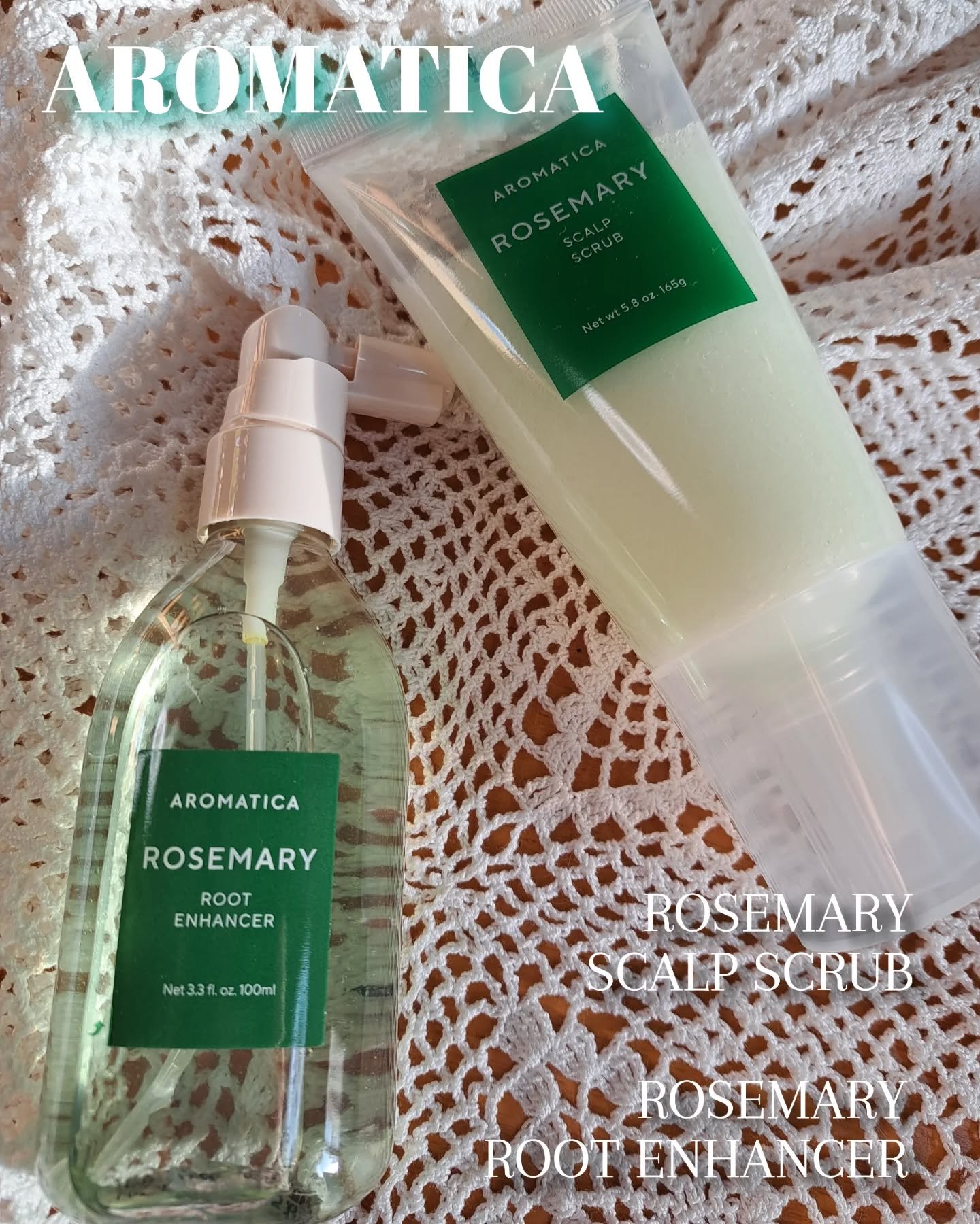 𓂃◌𓈒𓐍​乾燥やベタつき…頭皮の悩みが増えるこの時期にぴったりの、AROMATICA（アロマティカ）「ローズマリーシリーズ」をモニターさせていただきました🌿

​🧴 ローズマリー スカルプスクラブ (165g)
​シャンプー前の新