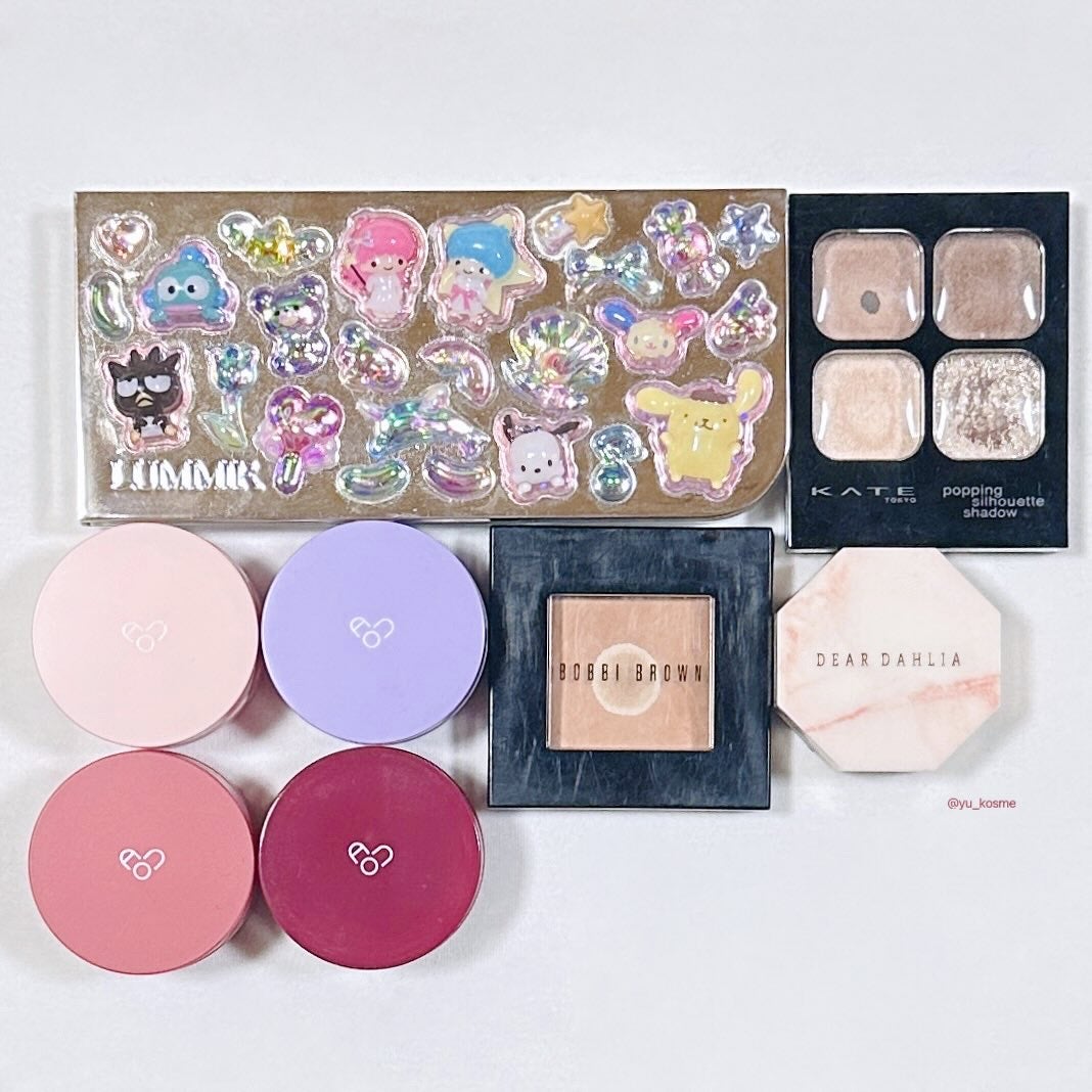 ブルーミング エディション パラダイス デュアル パレット ブラッシャー デュオ/DEAR DAHLIA/単色アイシャドウを使ったクチコミ(4枚目)