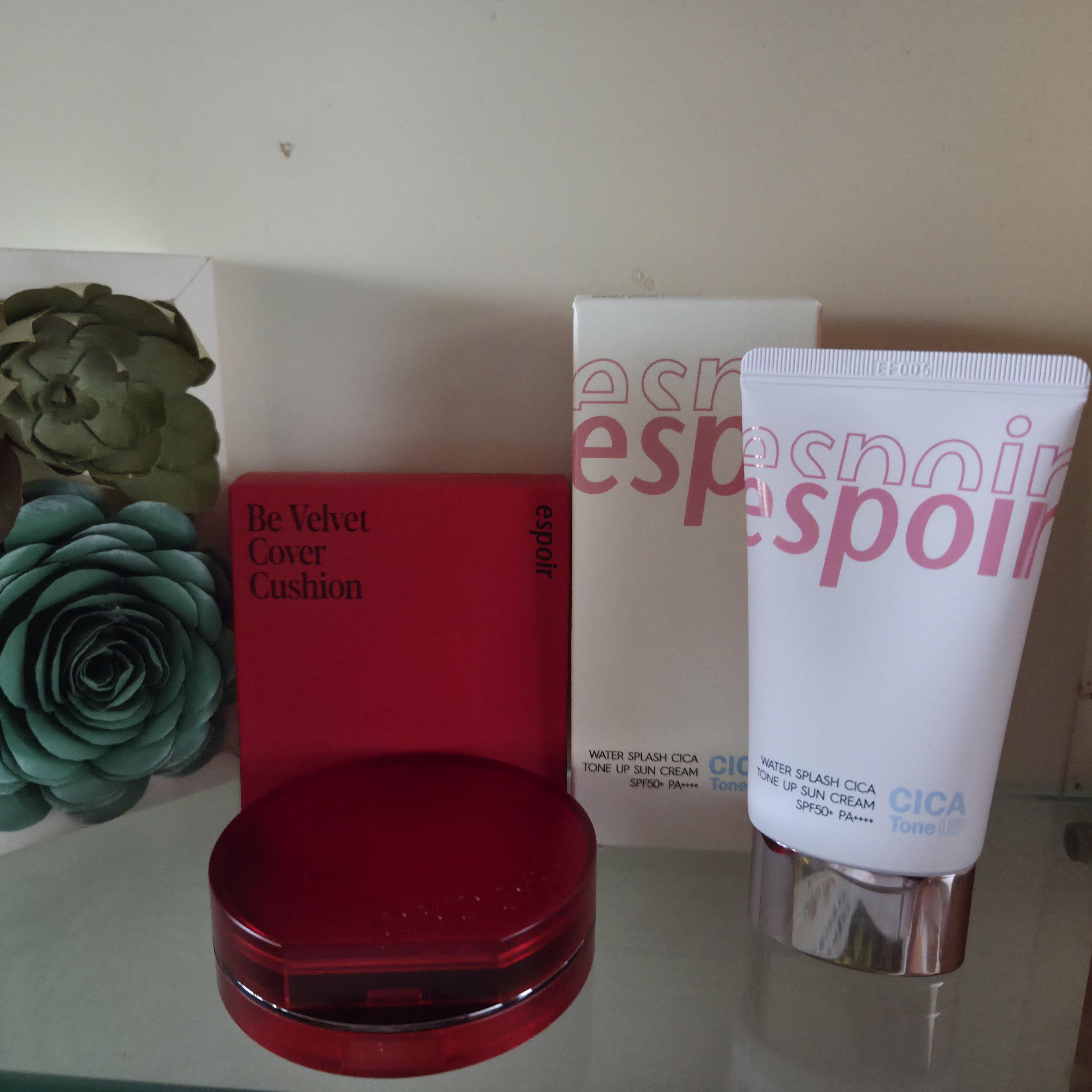 ウォータースプラッシュシカトーンアップクリーム/espoir/化粧下地を使ったクチコミ（1枚目）