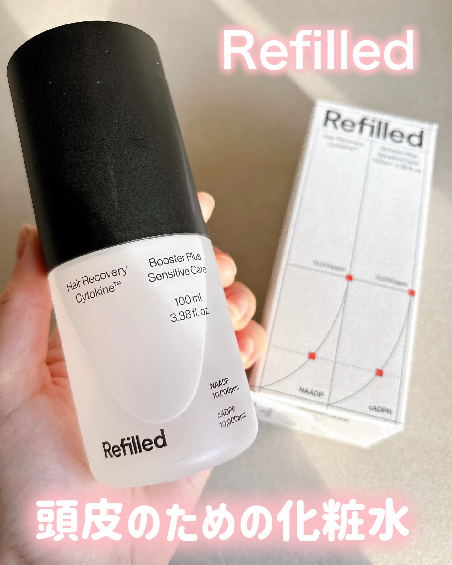 サイトカイン ブースター/Refilled/頭皮ローションを使ったクチコミ（1枚目）