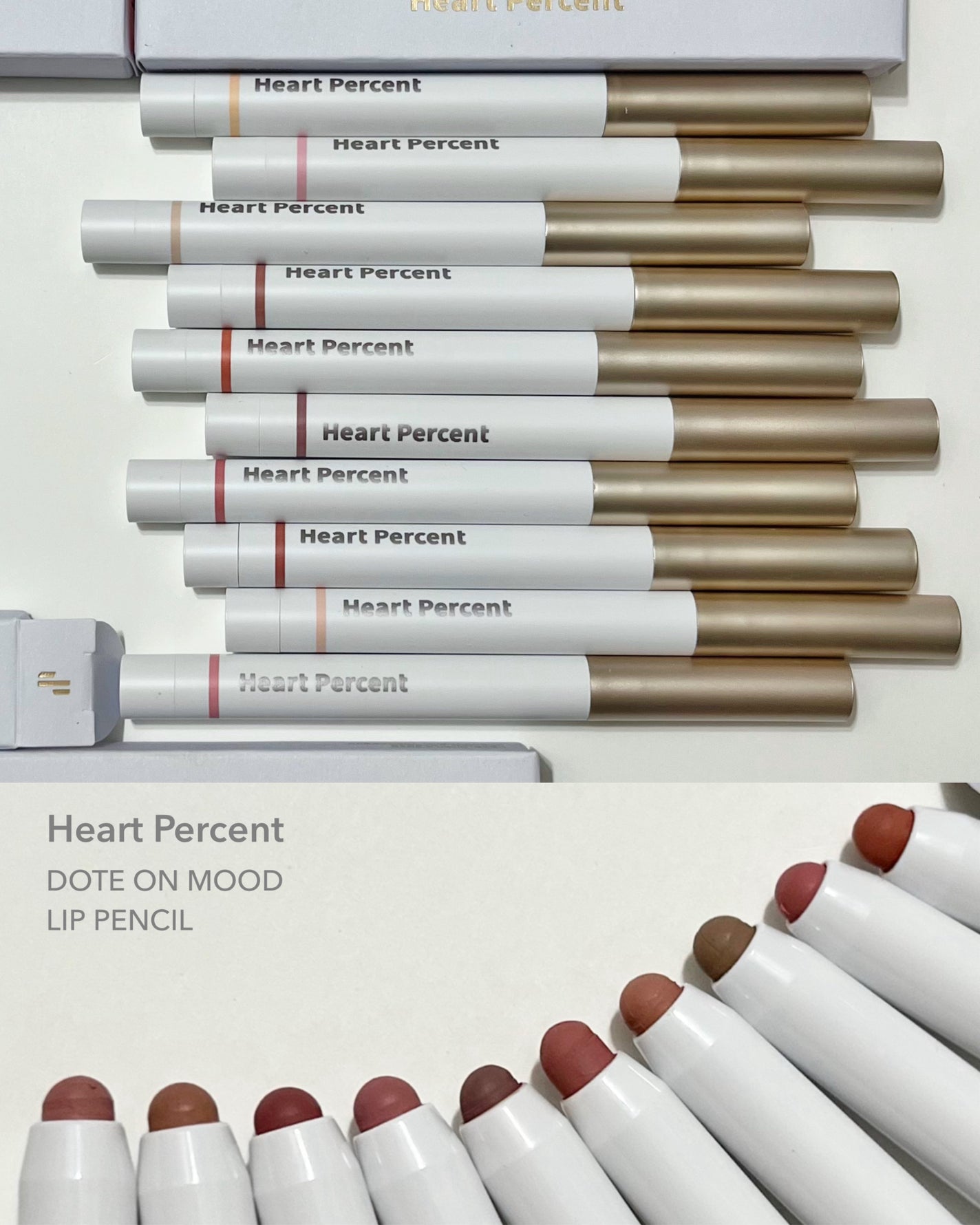 ドットオンムードリップペンシル/Heart Percent/リップライナーを使ったクチコミ(2枚目)
