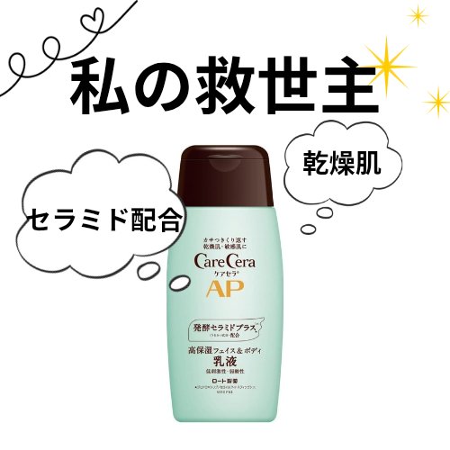 ケアセラ APフェイス＆ボディ乳液/ケアセラ/ボディミルクを使ったクチコミ（1枚目）