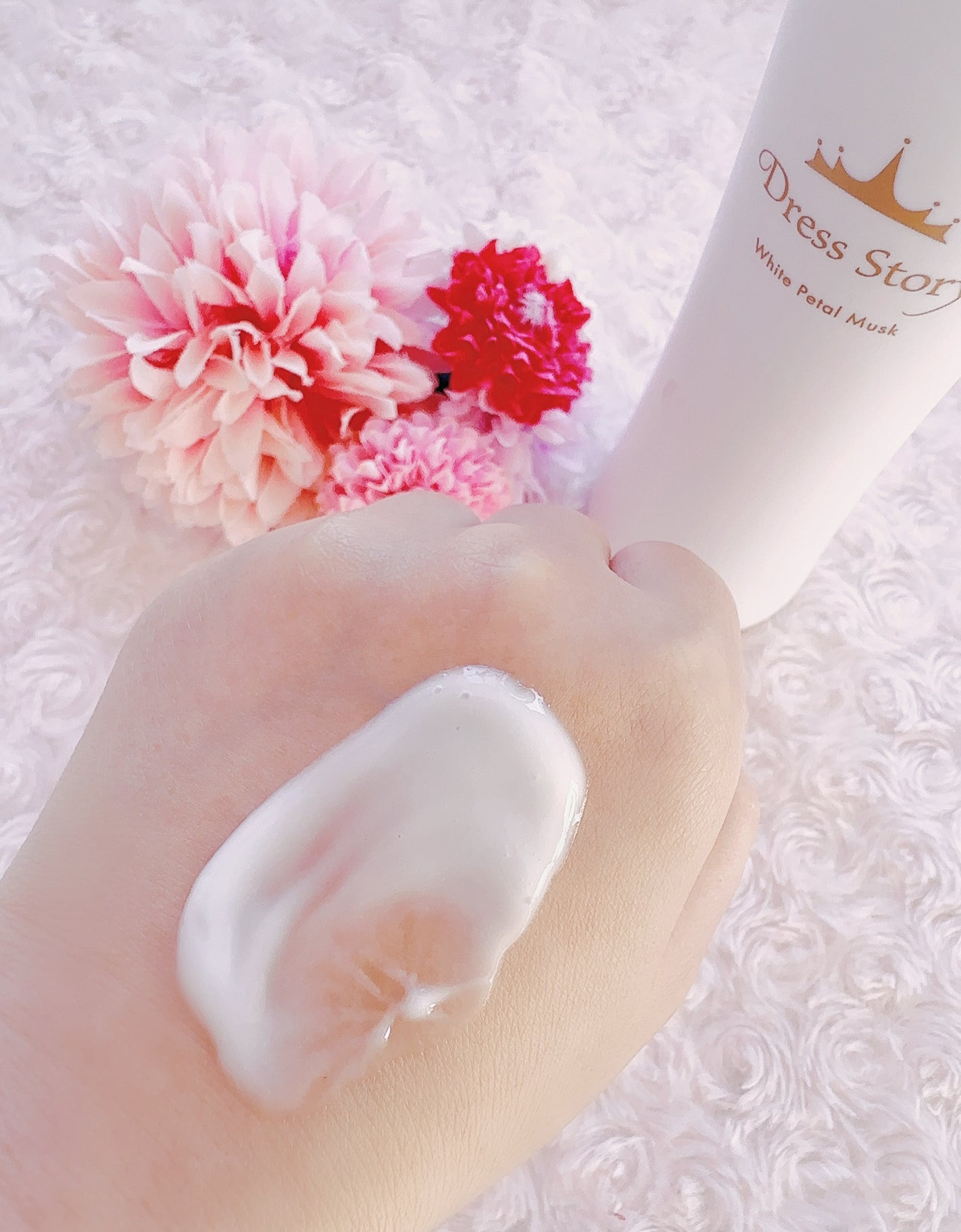 ふわもち白玉クリーム/Dress Story/ボディクリームを使ったクチコミ(4枚目)