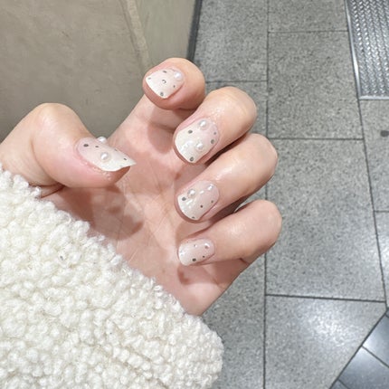 セミキュアジェルネイル(ハンド)/ohora/ネイルシールを使ったクチコミ(10枚目)