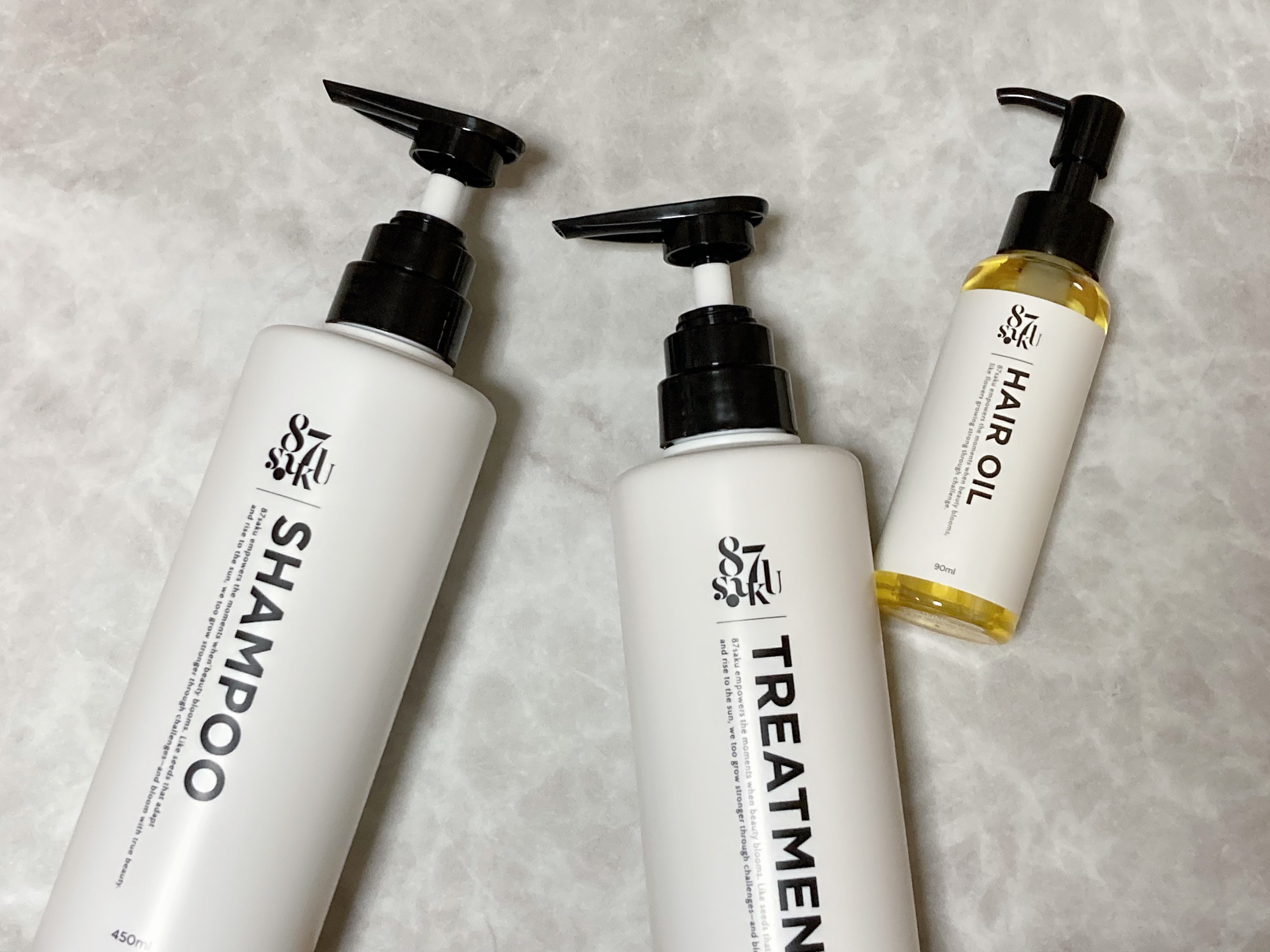 87saku ハナサク シルキーリペア ヘアオイル/87saku/ヘアオイルを使ったクチコミ（1枚目）