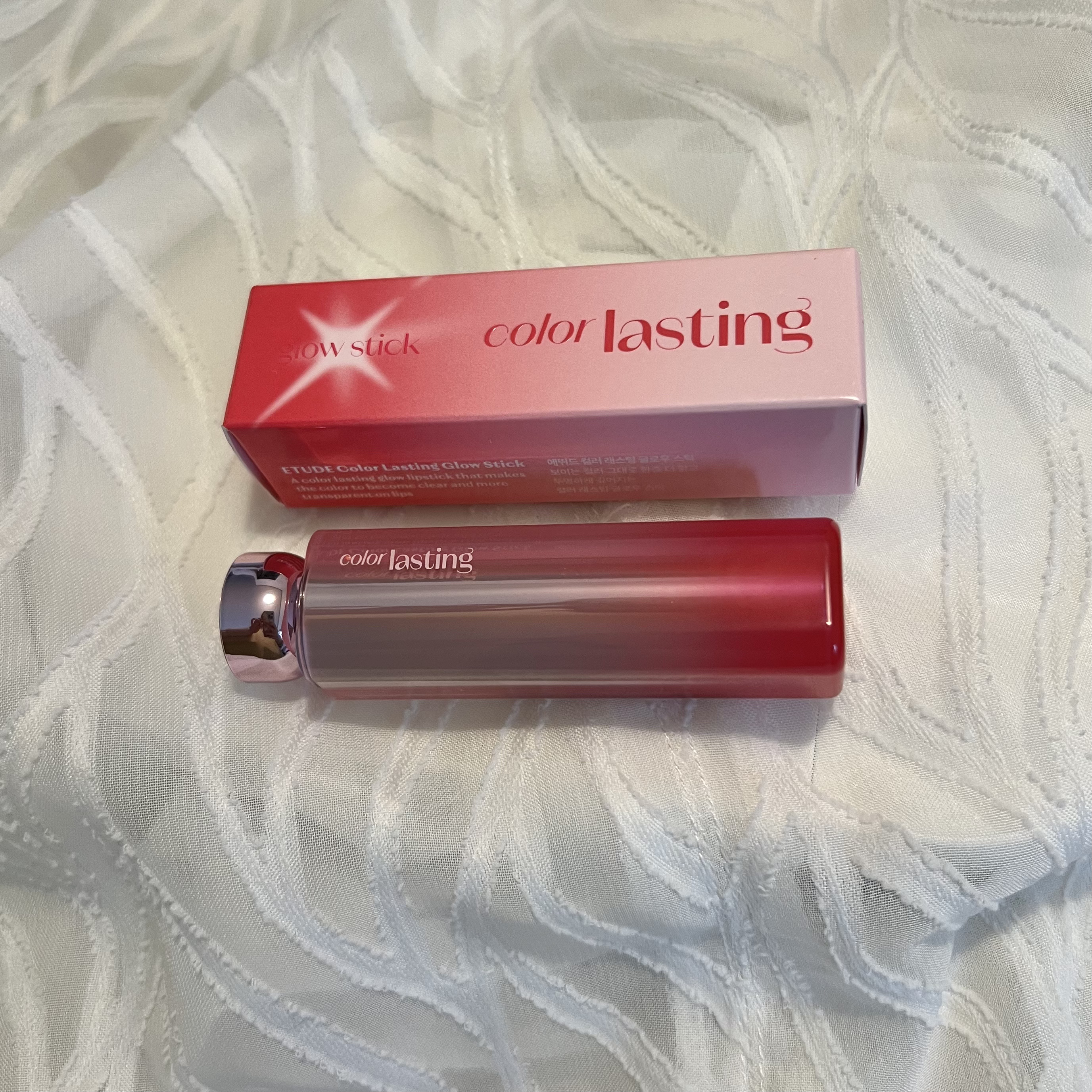 カラーラスティンググロウスティック/ETUDE/口紅を使ったクチコミ（1枚目）