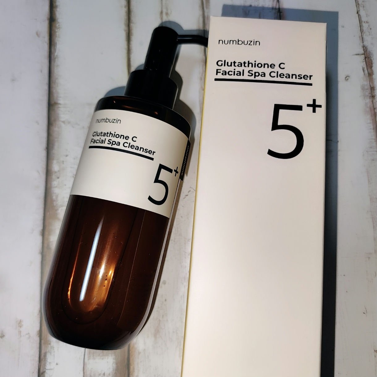 5番 白玉グルタチオンCアロママッサージクレンジング/numbuzin/オイルクレンジングを使ったクチコミ（1枚目）