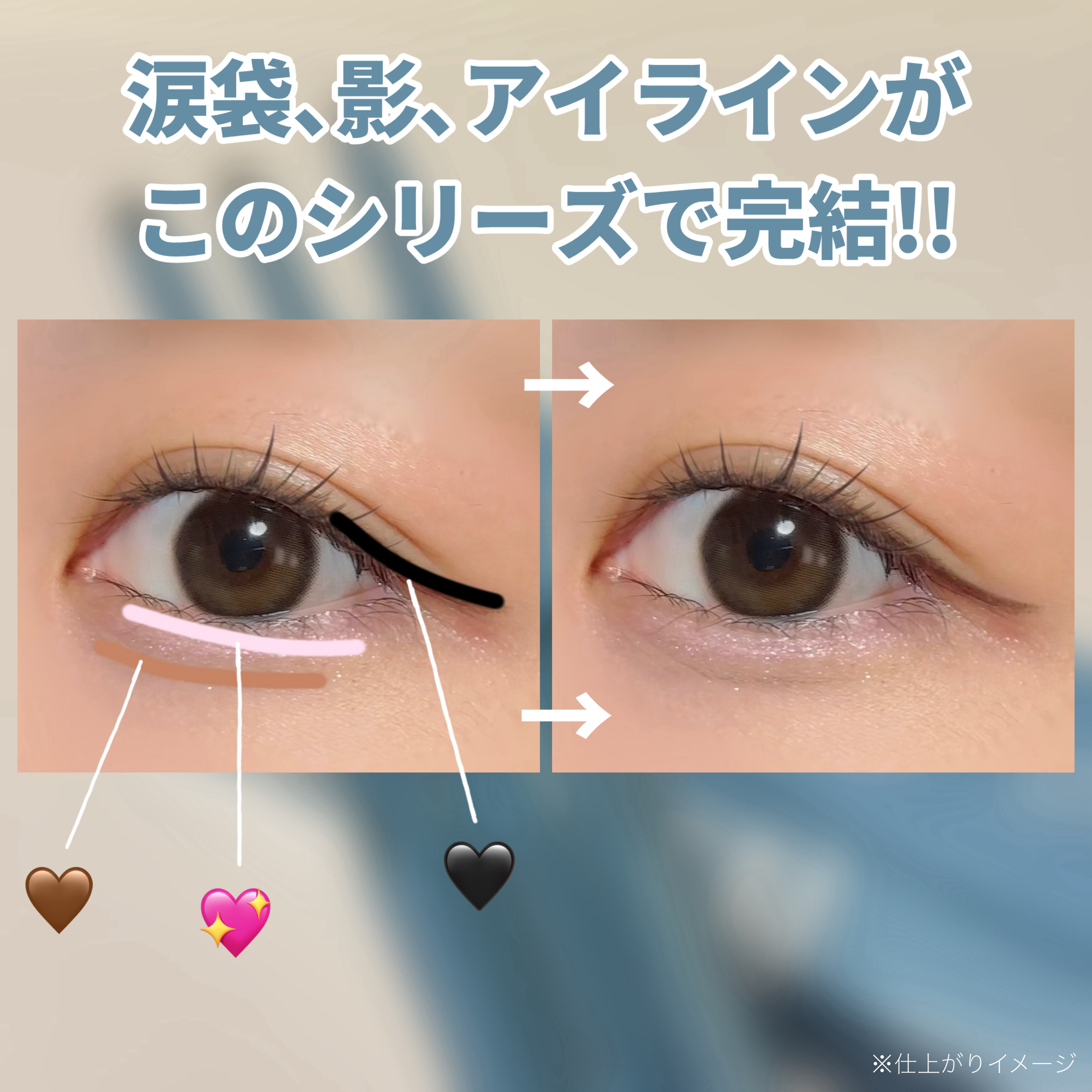 Free & Easy Eyeliner/WHIZZY/ペンシルアイライナーを使ったクチコミ（3枚目）