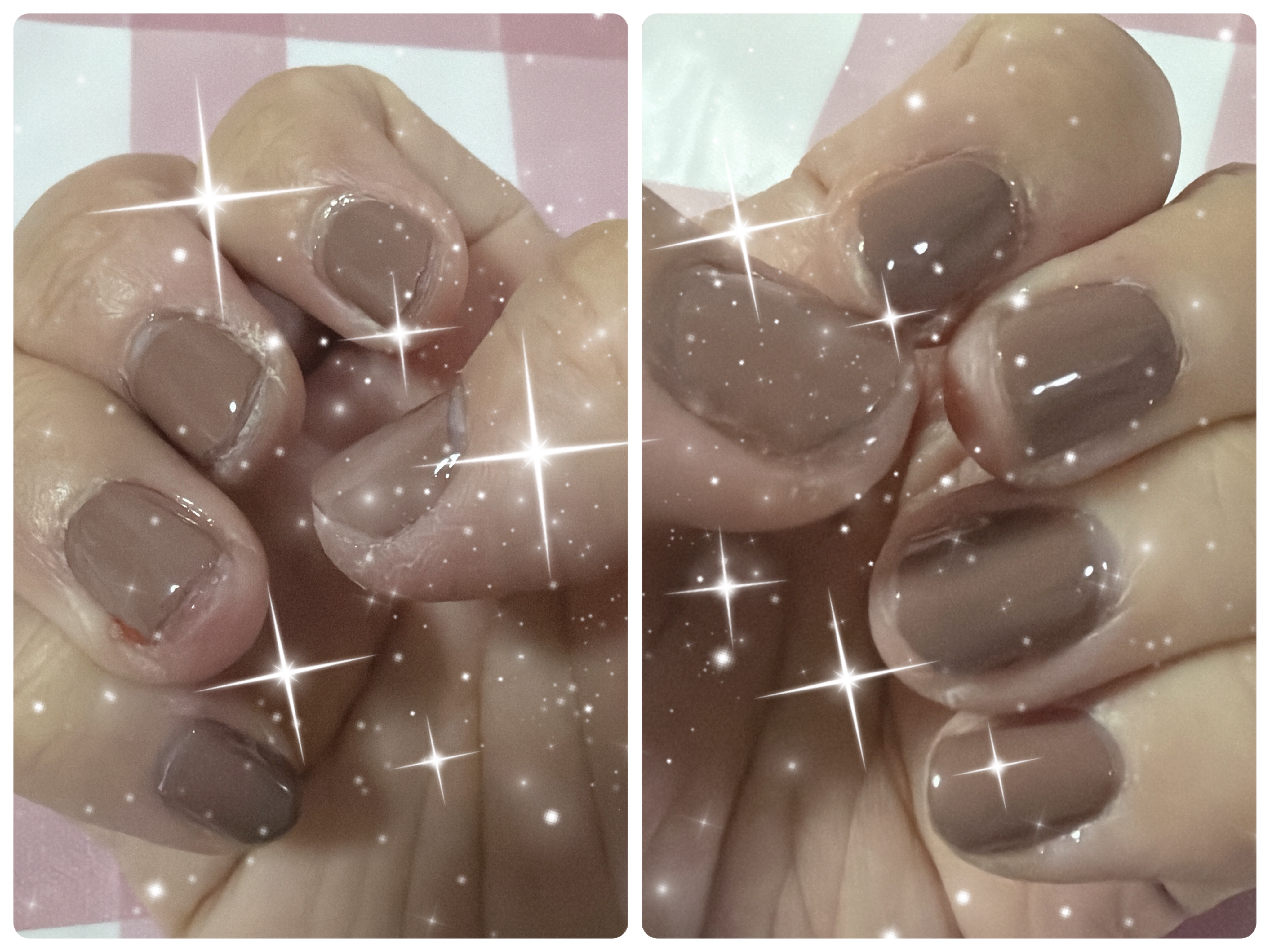 ノンワイプトップコート/セリア/ジェルネイルを使ったクチコミ（1枚目）