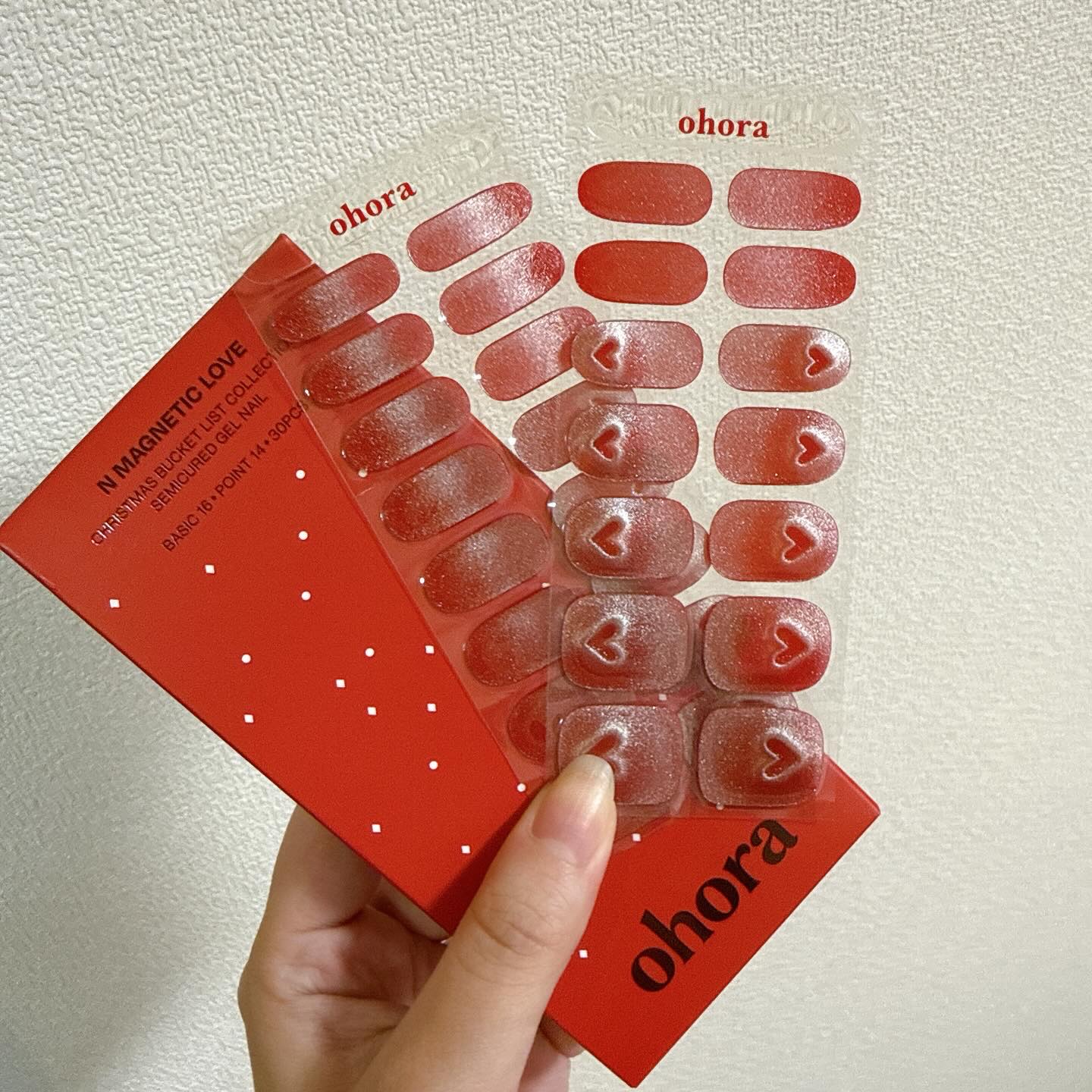 セミキュアジェルネイル（ハンド）/ohora/ネイルシールを使ったクチコミ（3枚目）
