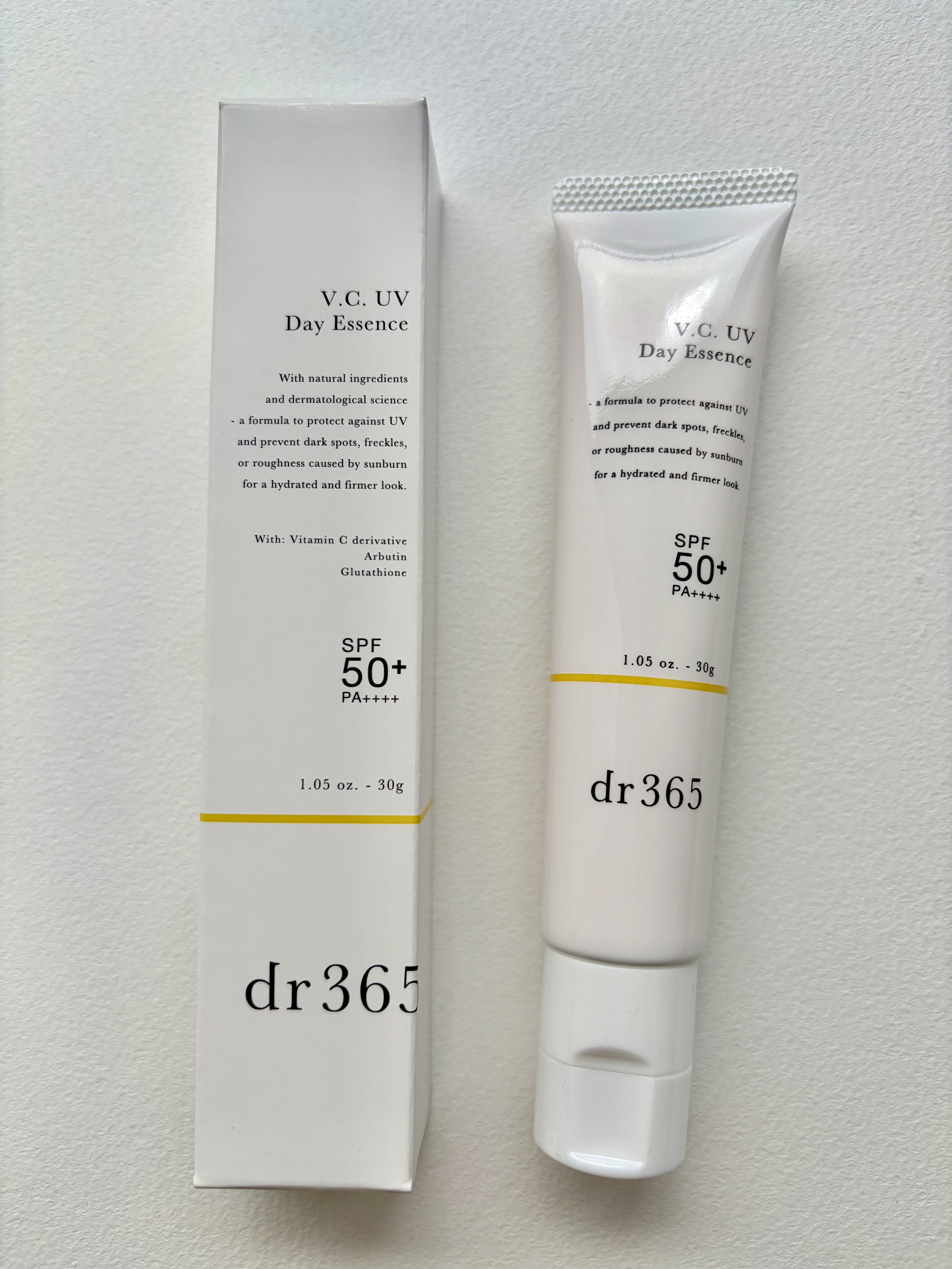 試してみた】dr365 V.C. UVデイエッセンスの効果・肌質別の口コミ