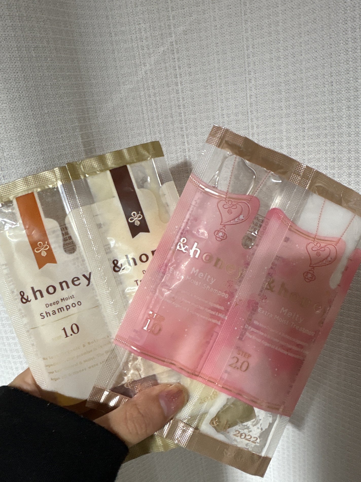 らん on LIPS 「&honey保水オーガニック美容着目したのは水分量14%の髪髪..」(1枚目)