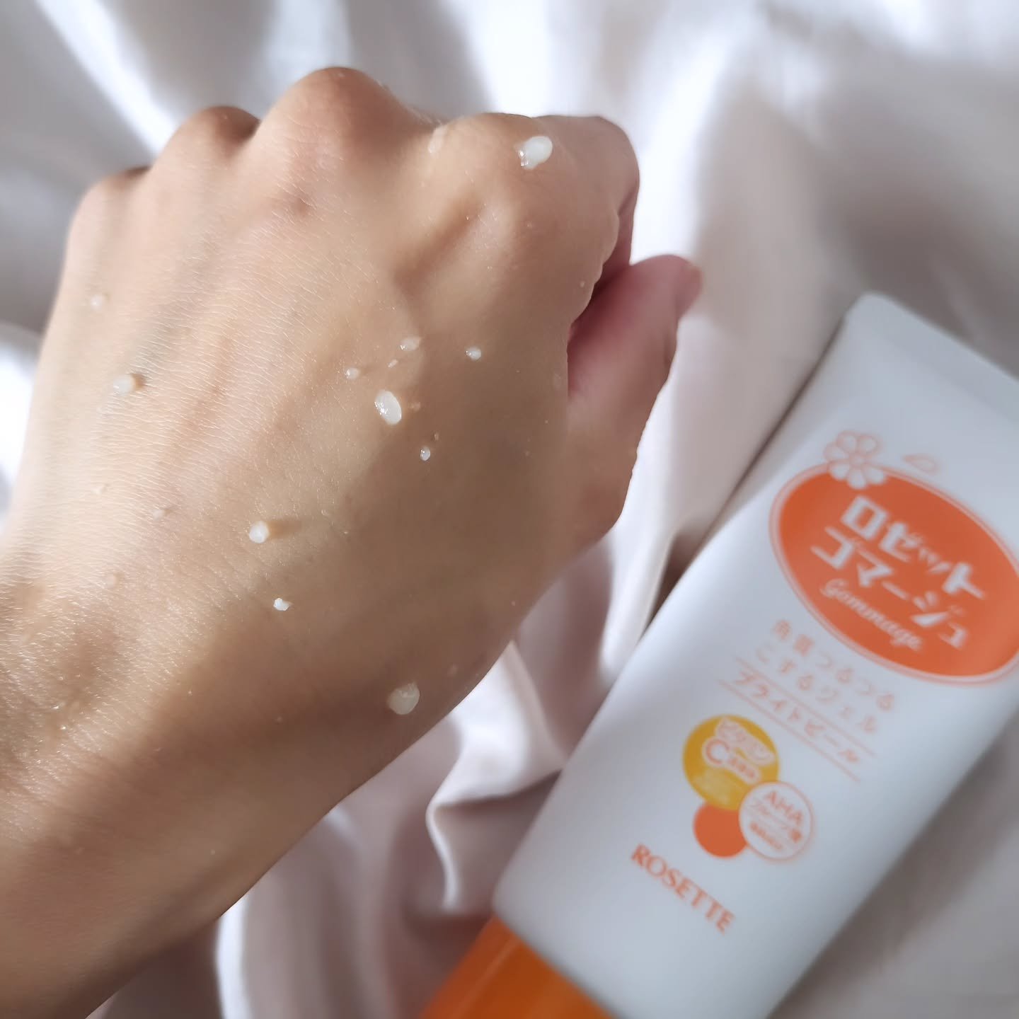 ロゼットゴマージュ ブライトピール ［洗浄料］/ロゼット/スクラブ・ゴマージュを使ったクチコミ（3枚目）