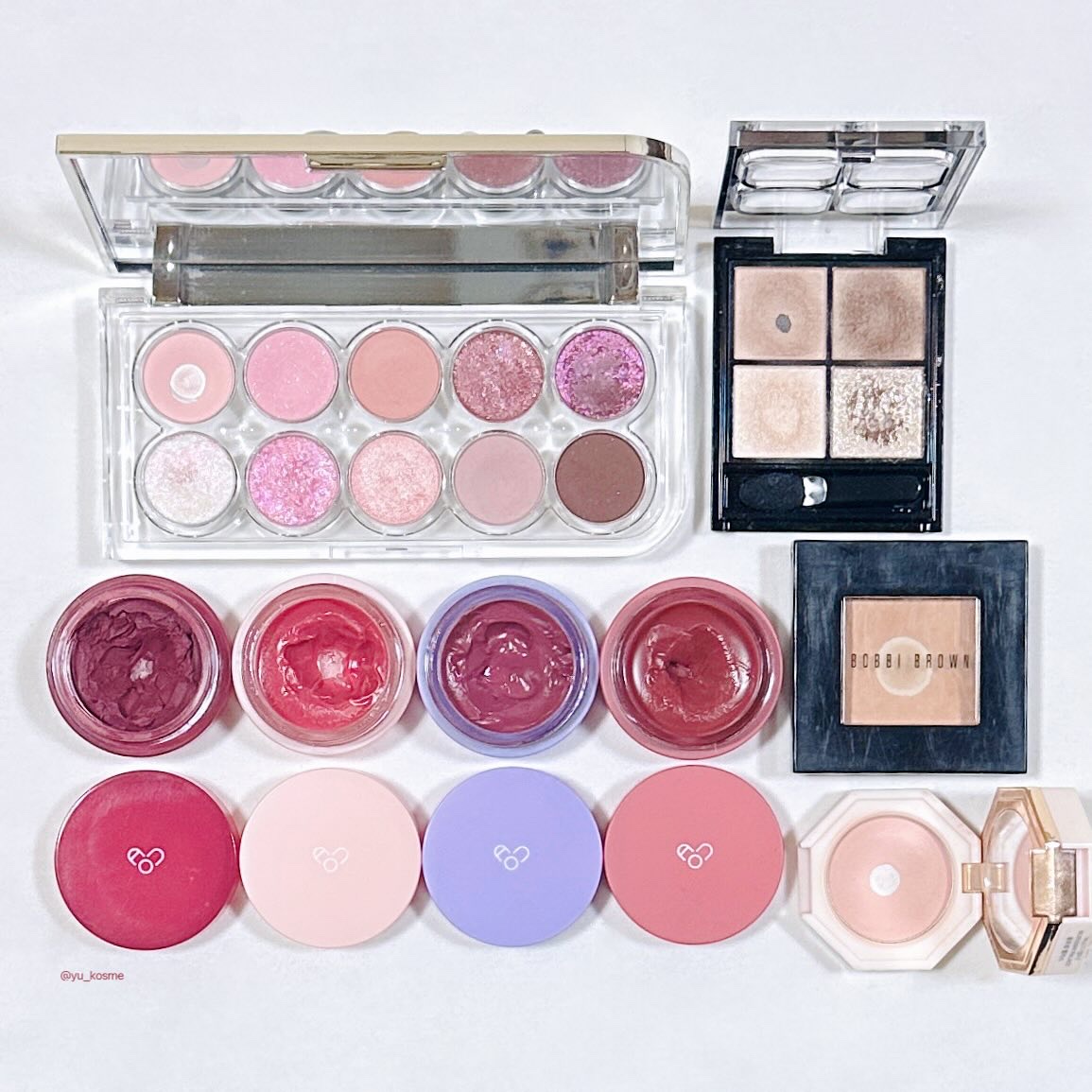 ブルーミング エディション パラダイス デュアル パレット ブラッシャー デュオ/DEAR DAHLIA/単色アイシャドウを使ったクチコミ（1枚目）