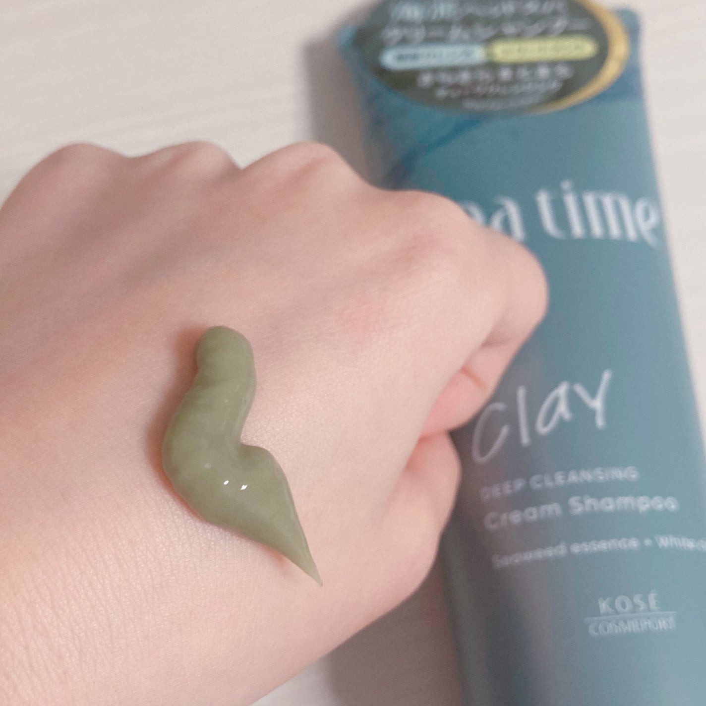 スパタイム クリームシャンプー (リッチモイスト)/Spa time/市販シャンプーを使ったクチコミ(2枚目)