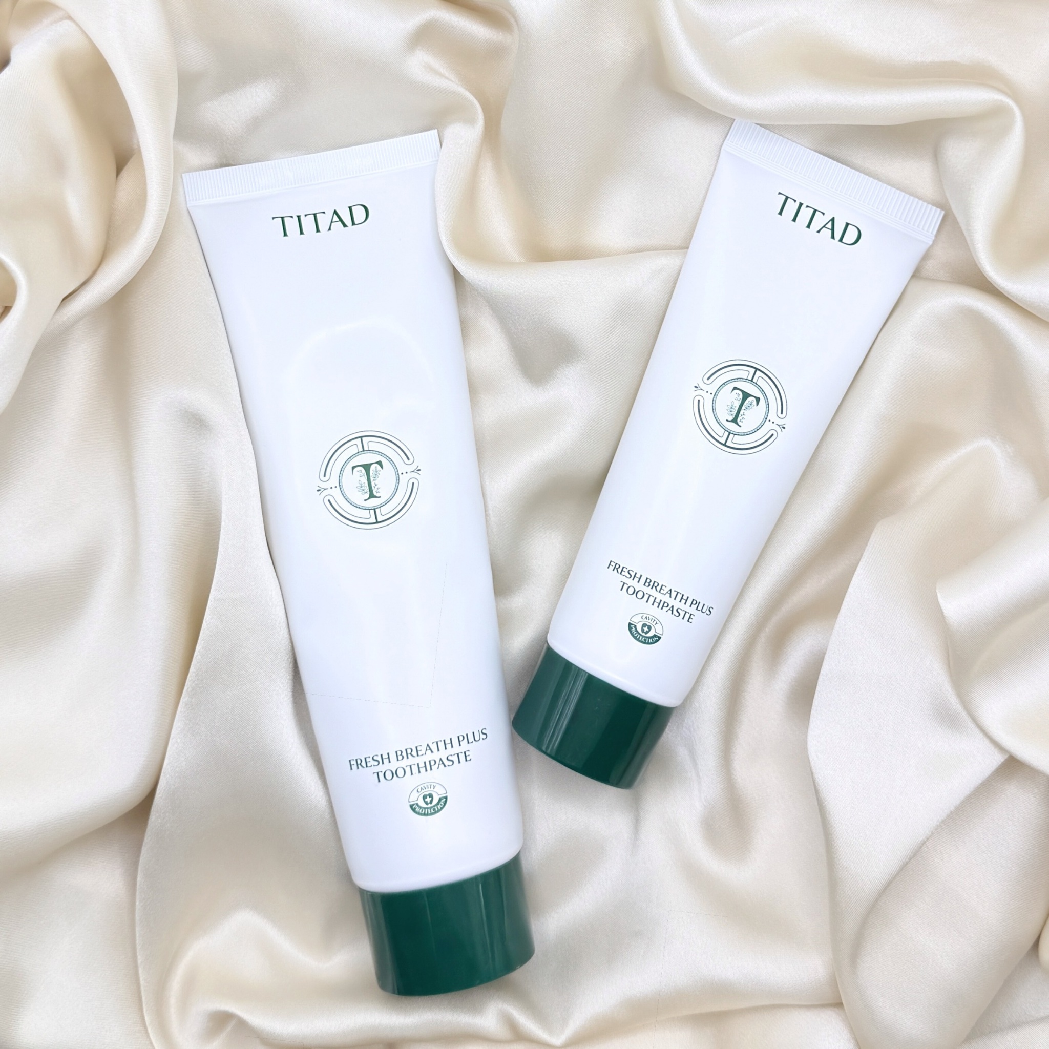 #PR TITAD （@titad_jp ）

‧₊˚韓国消費者ブランド大賞3年連続受賞🏆˚₊‧

口臭ケアにおすすめな歯磨き粉🌿

寝起きの不快感とか、食事の後、一日中マスクつけて仕事するときに気になってた…

これ使った日はいつもよ