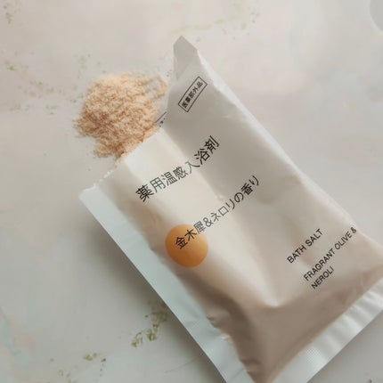 薬用入浴剤 金木犀&ネロリの香り/無印良品/保湿系入浴剤を使ったクチコミ(2枚目)