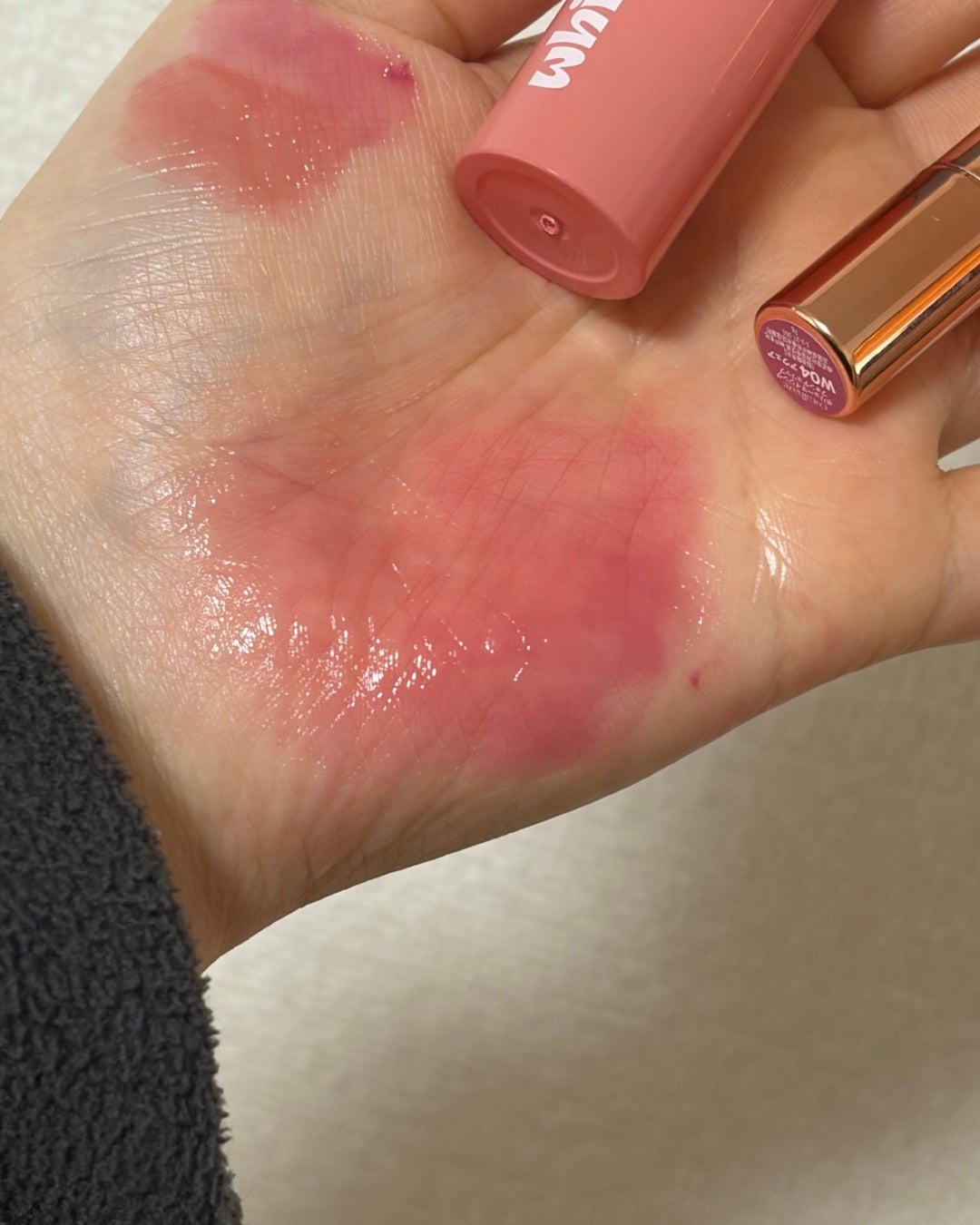 ボリューマイジングフォンデュリップ/Coralhaze/口紅を使ったクチコミ(5枚目)