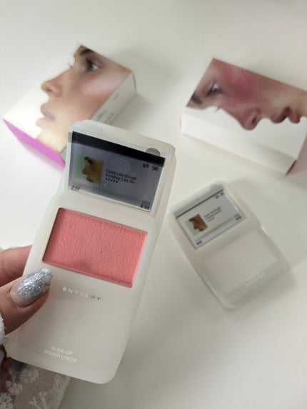 スライドアップドウチーク/ENTROPY/ジェル・クリームチークを使ったクチコミ(5枚目)