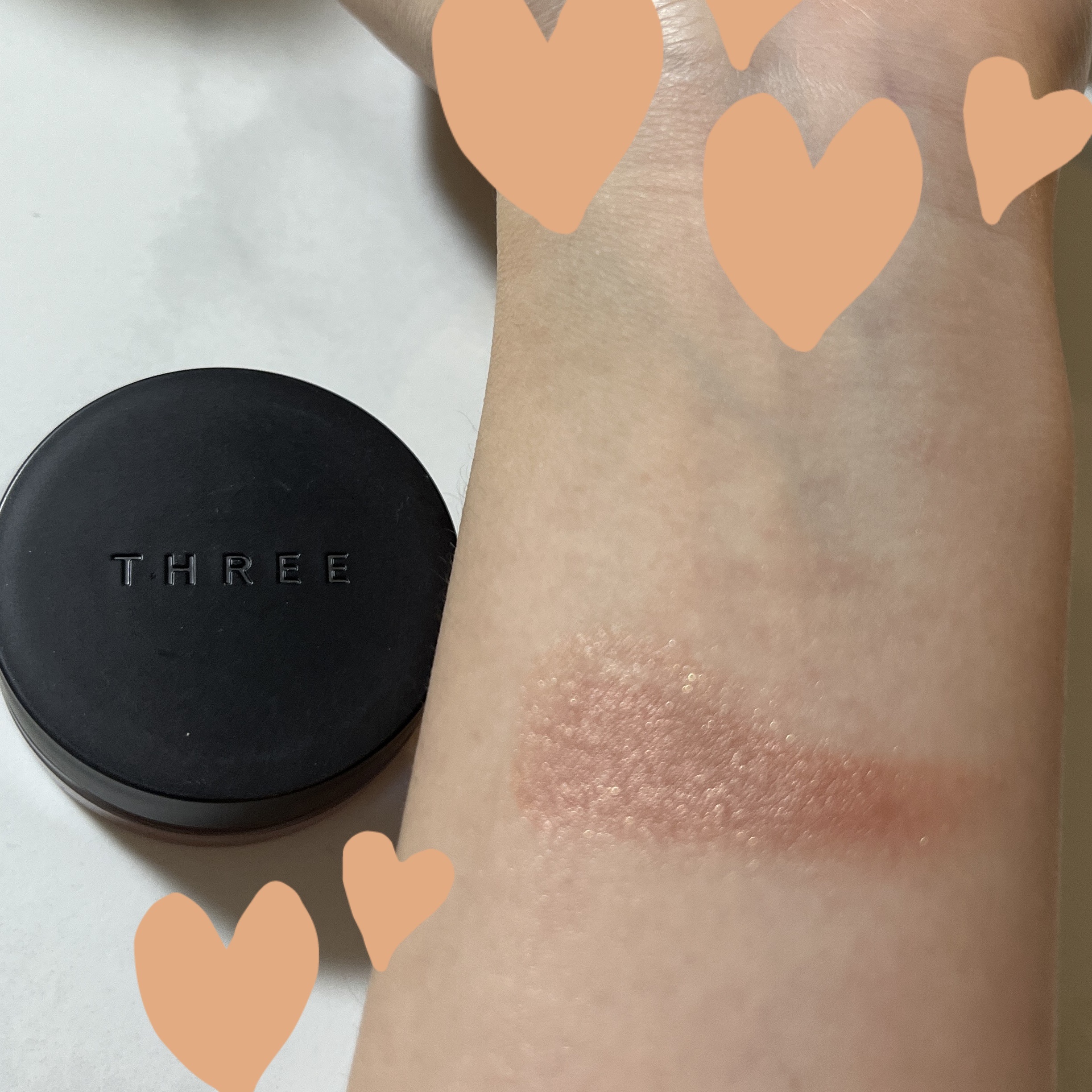 THREE グラムトーンカラーカスタード/THREE/ジェル・クリームチークを使ったクチコミ（1枚目）