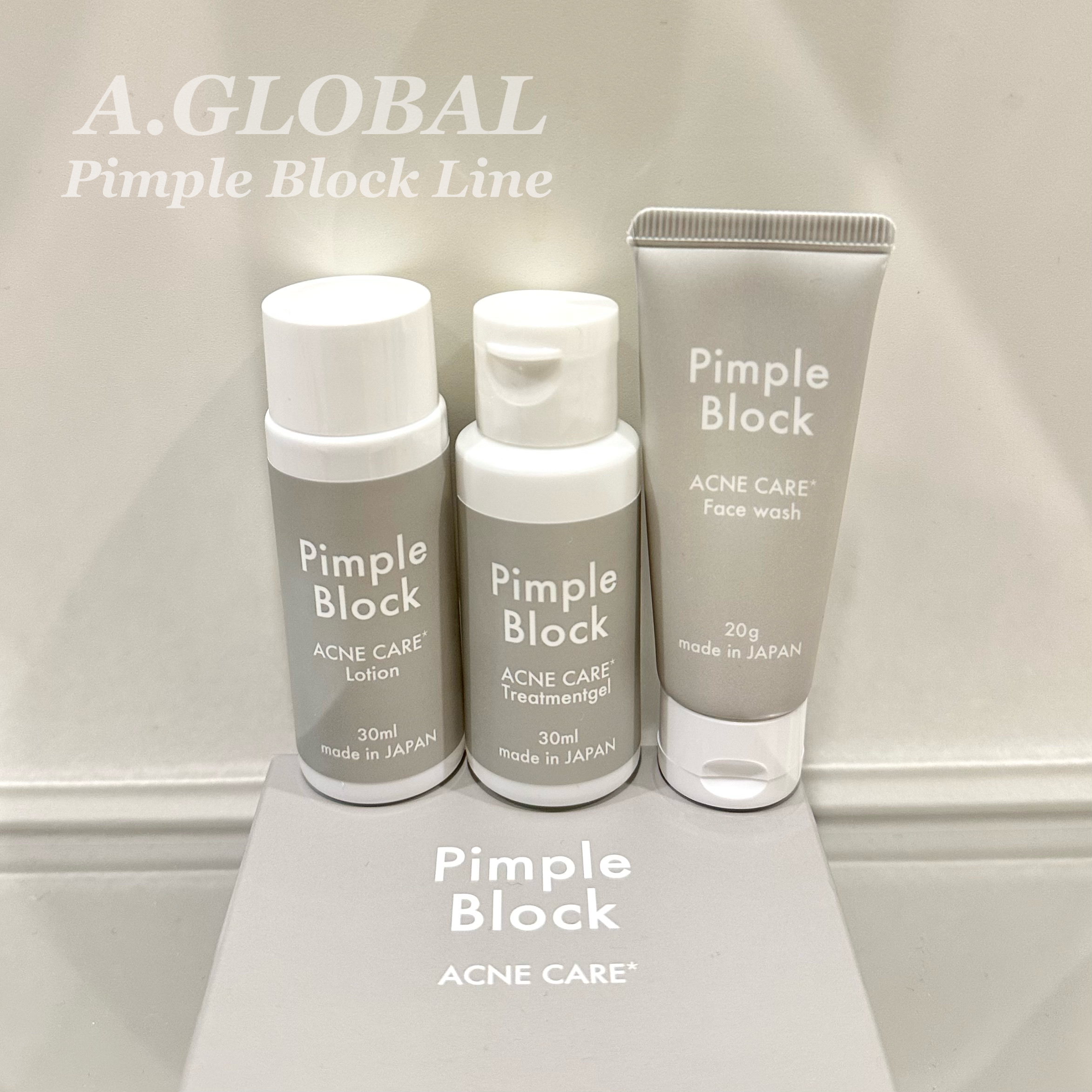 Pimple Block ピンプルブロック アクネ洗顔（医薬部外品）のクチコミ「#PR 

A.GLOBAL
Pimple Block(ピンプルブロック)
※トライアルセット.....」（1枚目）