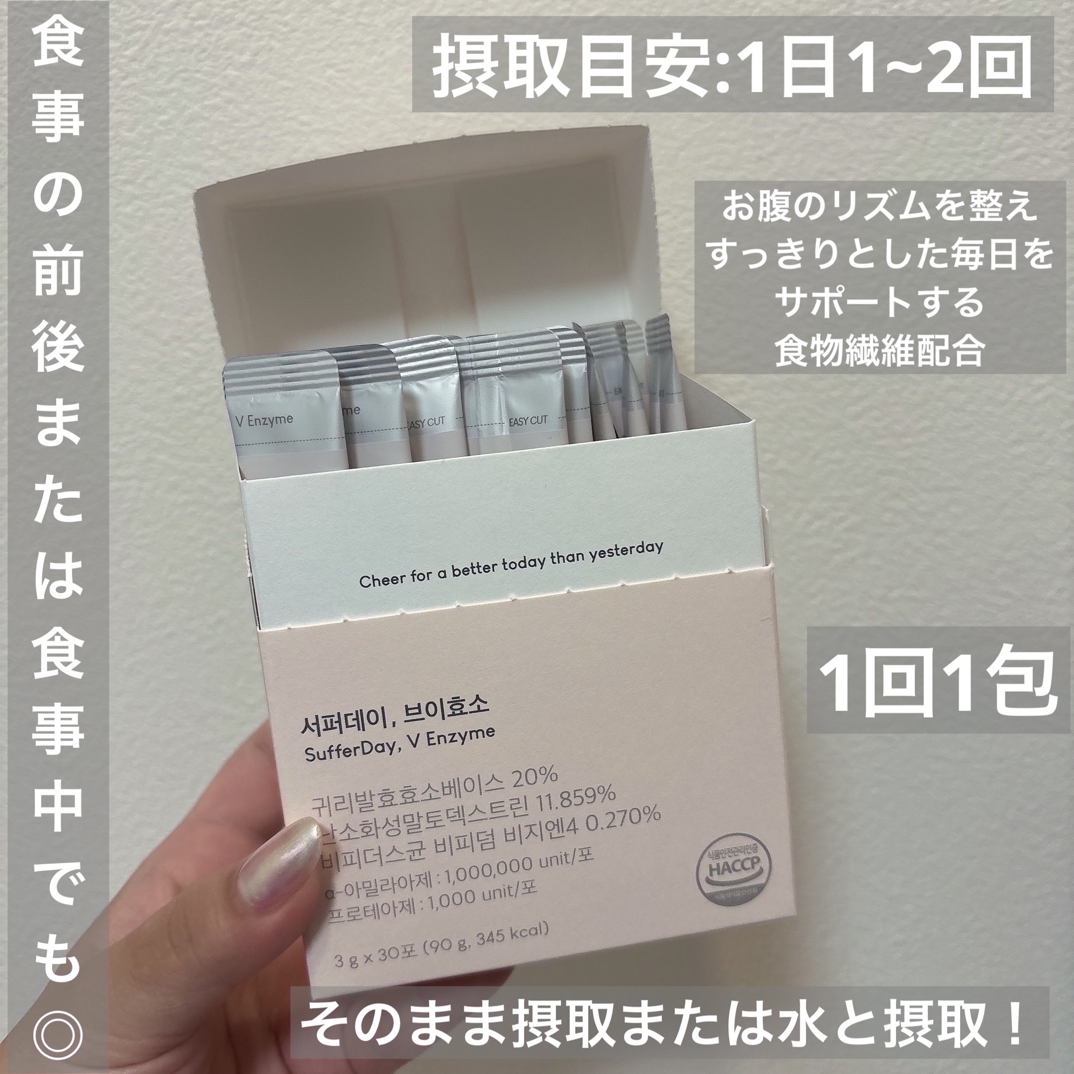 サファーデイ V酵素/canteen9/ボディサプリメントを使ったクチコミ（2枚目）