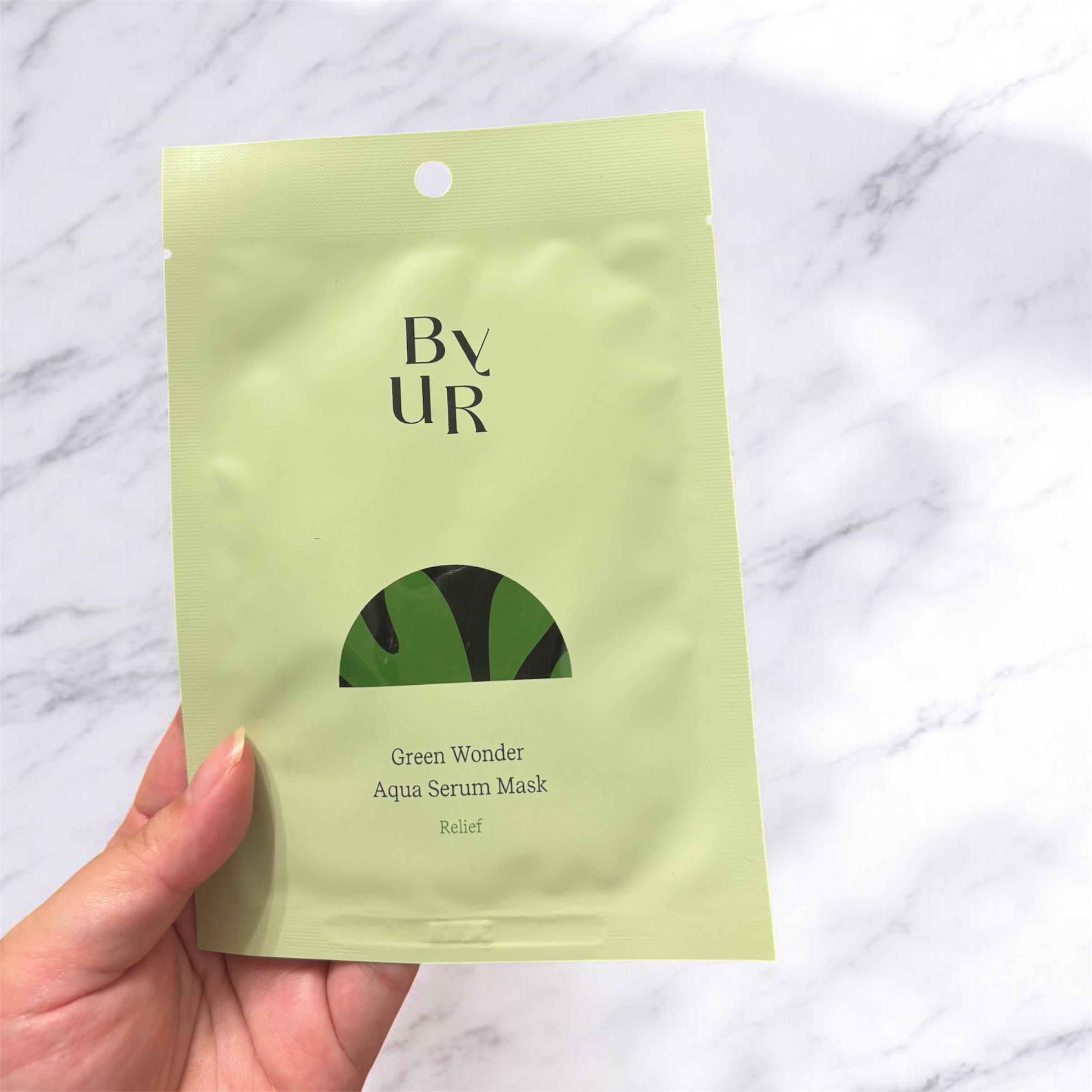 スージンググリーン アクアセラムマスク/ByUR/シートマスク・パックを使ったクチコミ（1枚目）