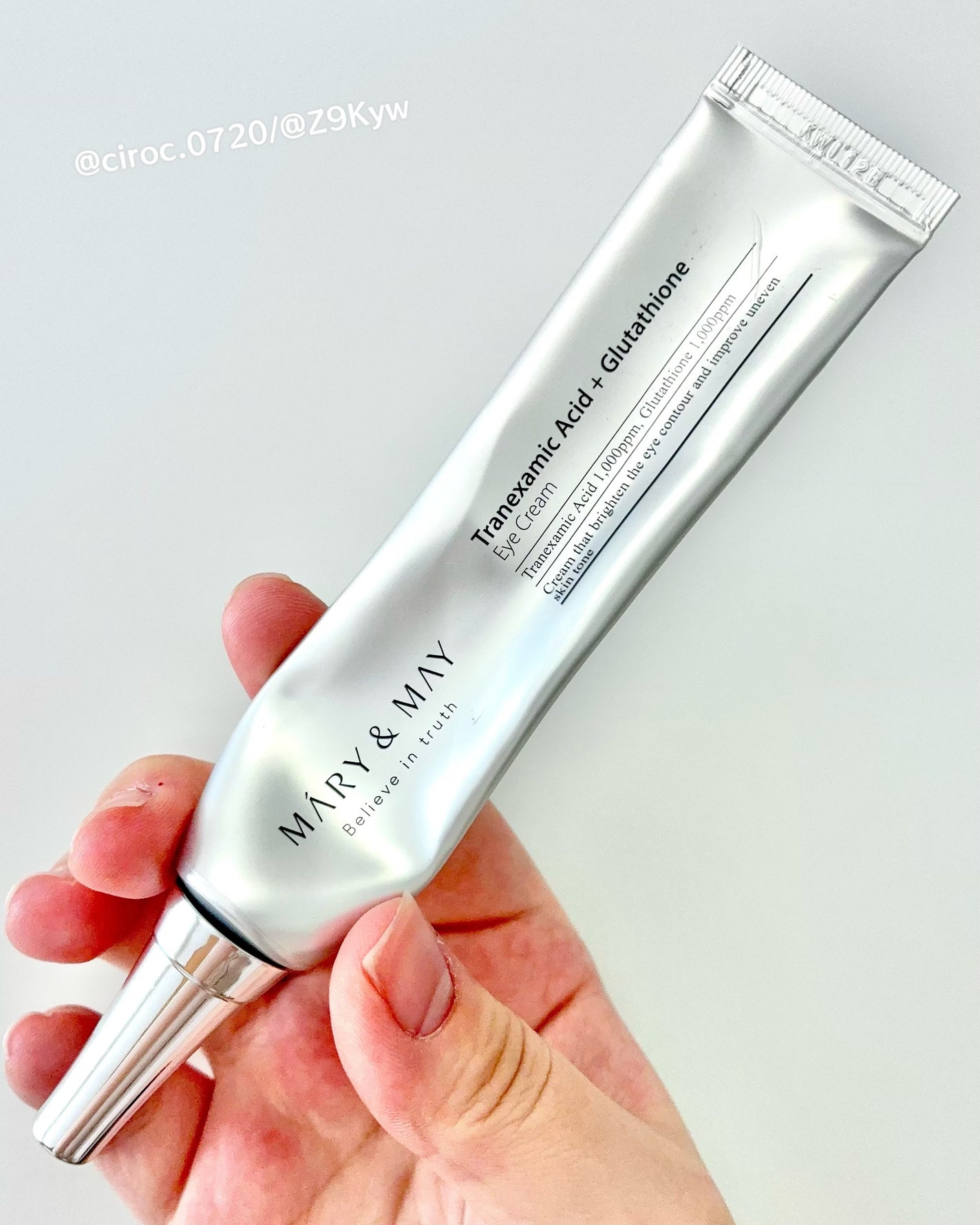 トラネキサム酸+グルタチオン アイクリーム/MARY&MAY/アイケア・アイクリームを使ったクチコミ(2枚目)