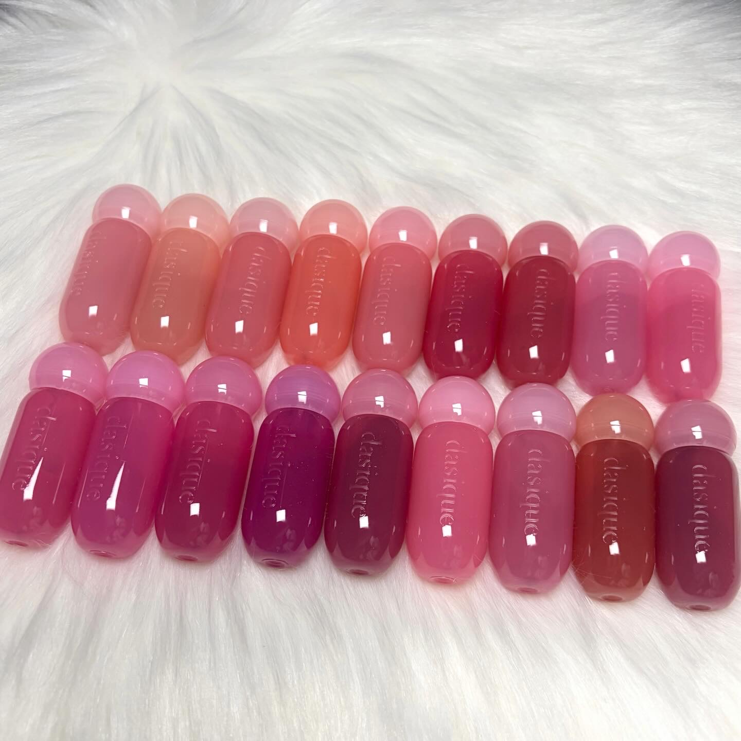 ジューシーデューイグロウティント 04 メルティンググアバ(ミニ) /dasique/リップティントを使ったクチコミ（1枚目）