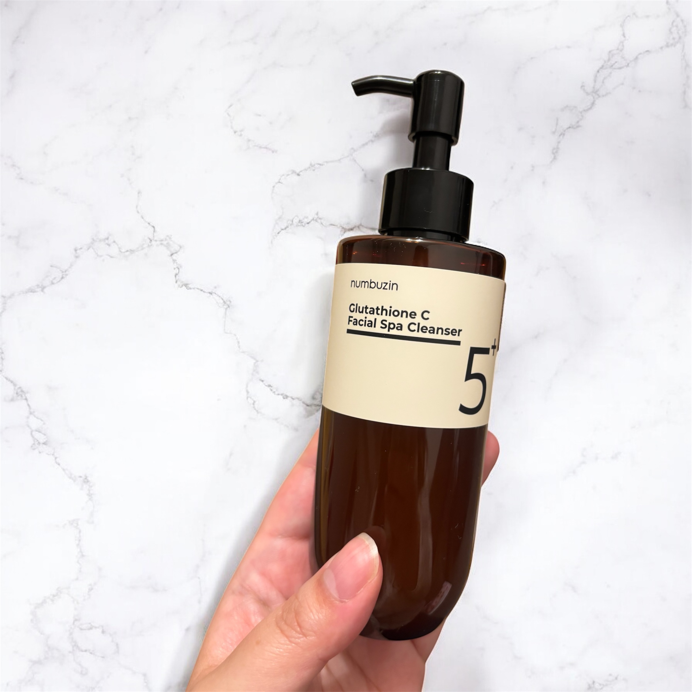 5番 白玉グルタチオンCアロママッサージクレンジング/numbuzin/オイルクレンジングを使ったクチコミ（1枚目）