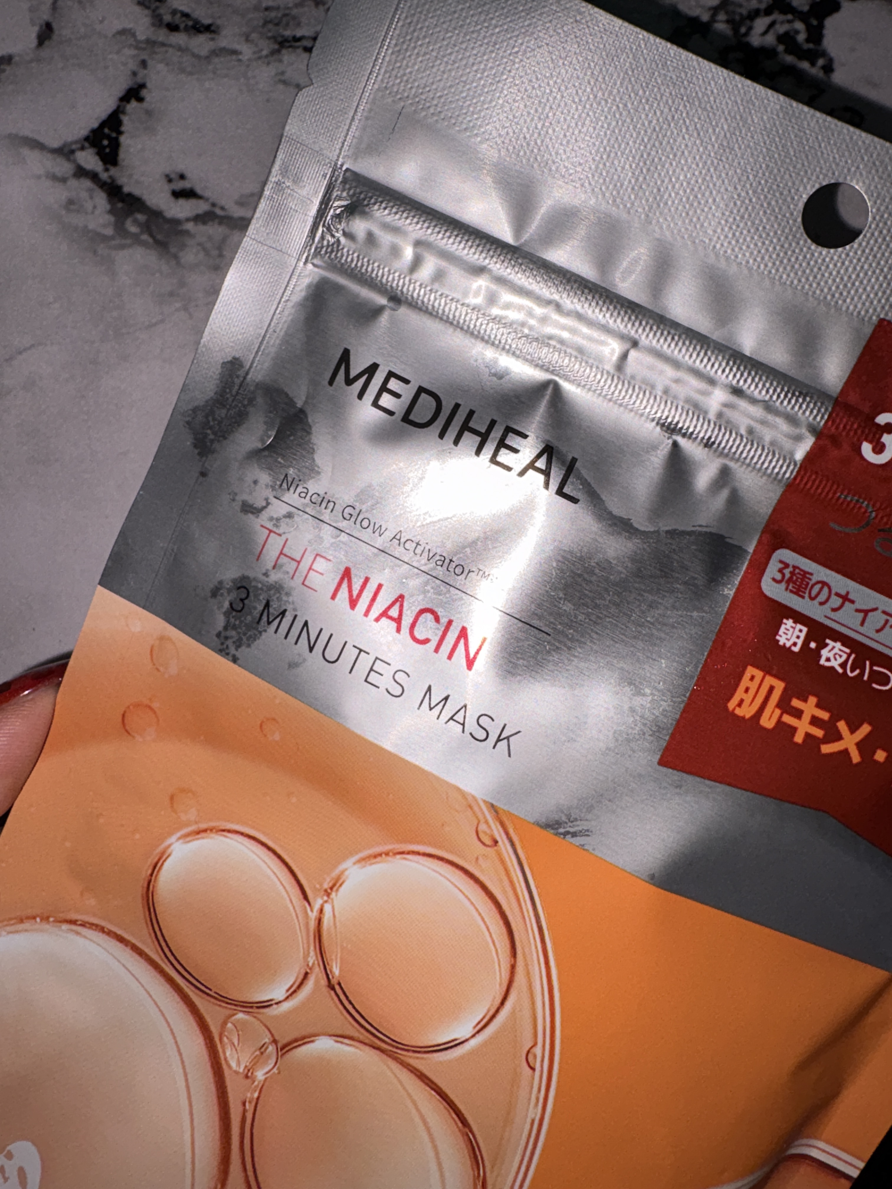 THE ナイアシン 3ミニッツマスク/MEDIHEAL/シートマスク・パックを使ったクチコミ（1枚目）