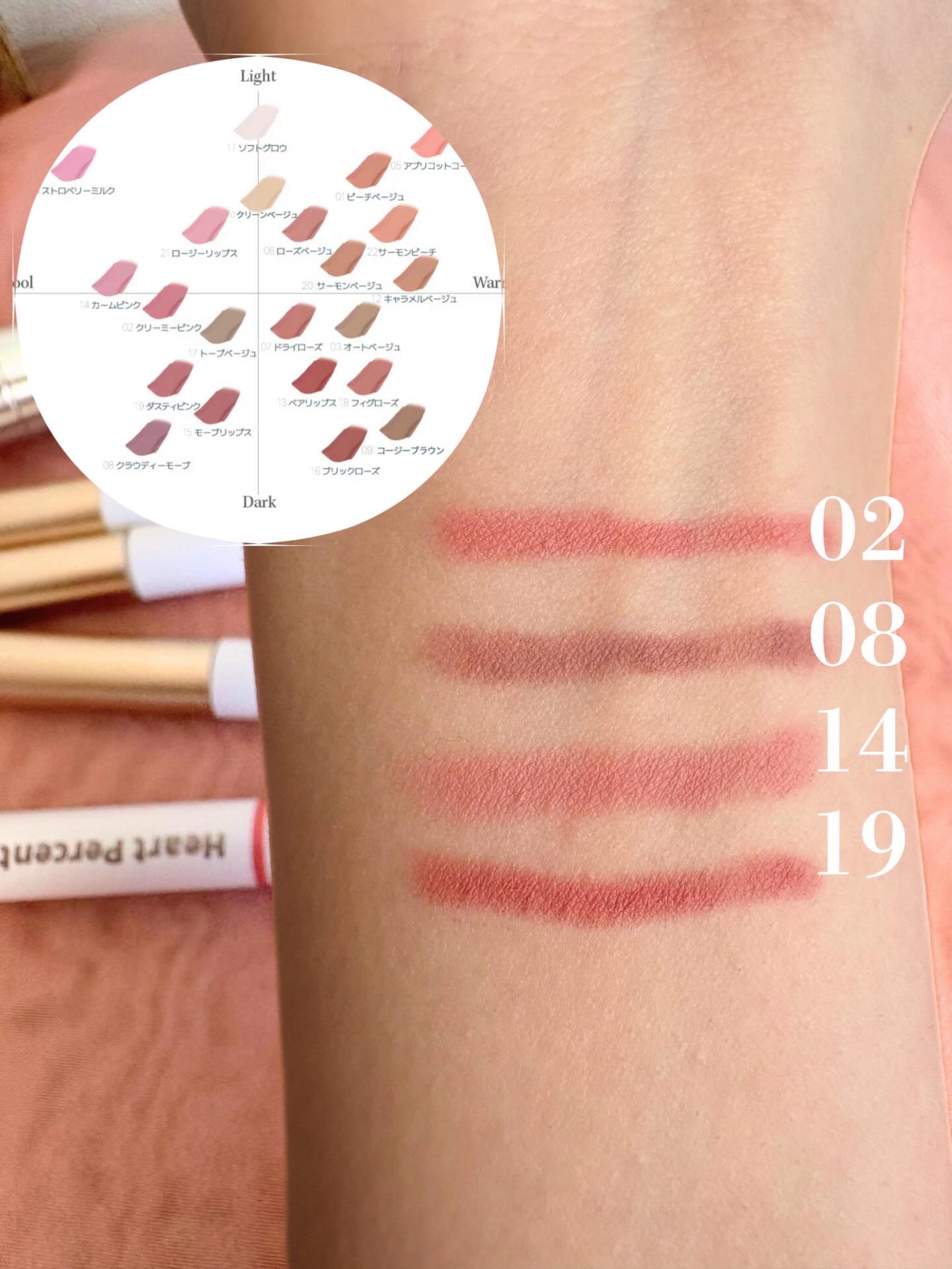 ドットオンムードリップペンシル/Heart Percent/リップライナーを使ったクチコミ（2枚目）