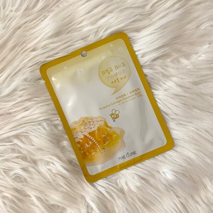 プロポリスコラーゲンエッセンスマスク/THE CURE(ザキュア)/シートマスク・パックを使ったクチコミ(1枚目)