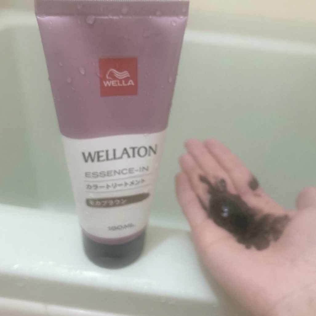 ウエラトーン エッセンスイン カラートリートメント/ウエラ/ヘアカラーを使ったクチコミ（2枚目）