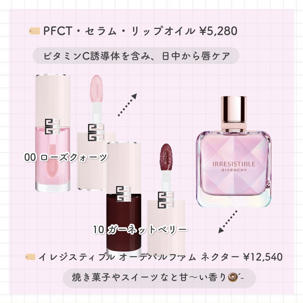 ローズ・パーフェクト/GIVENCHY/リップバームを使ったクチコミ（2枚目）