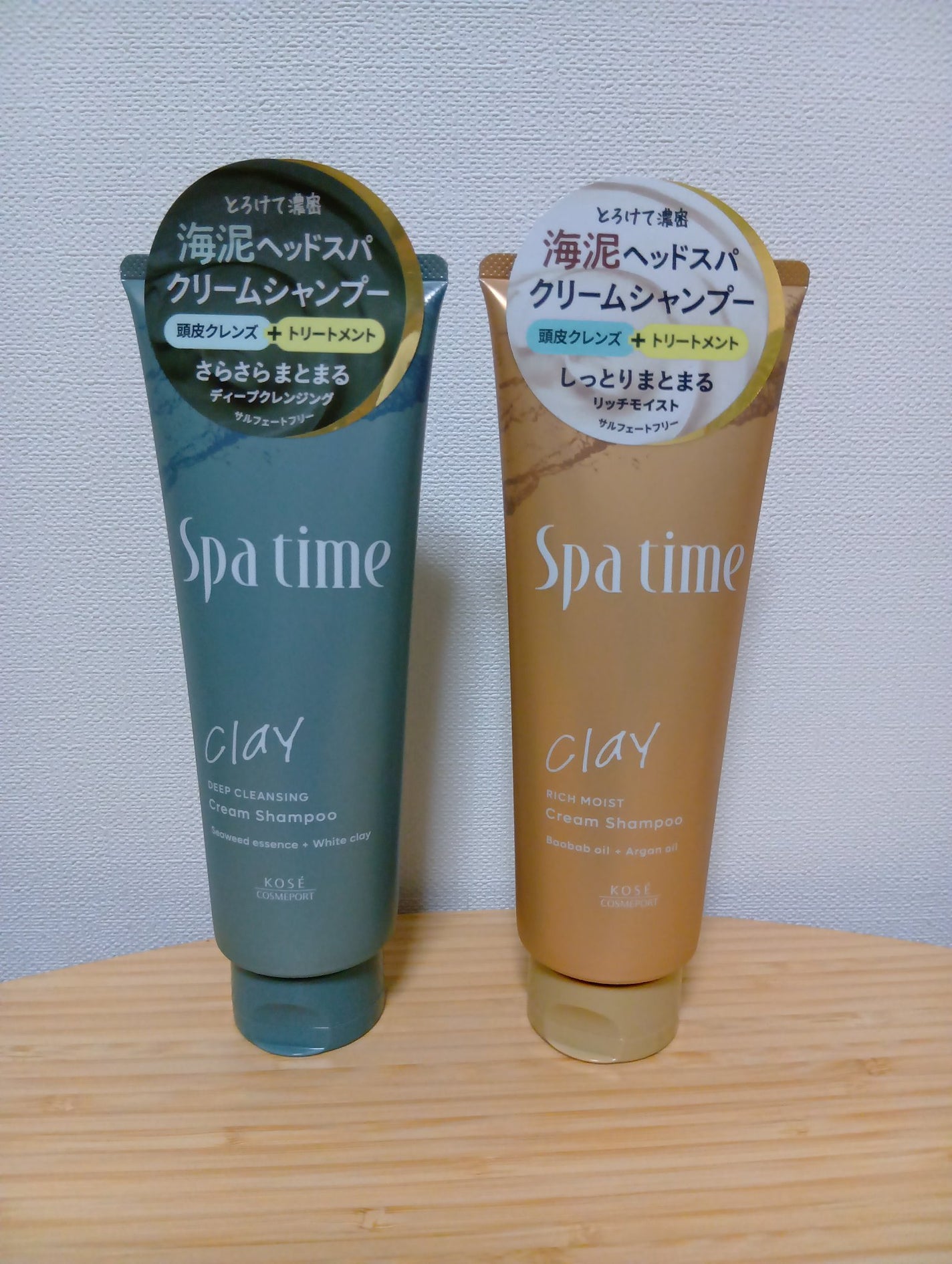 スパタイム クリームシャンプー (リッチモイスト)/Spa time/市販シャンプーを使ったクチコミ(1枚目)