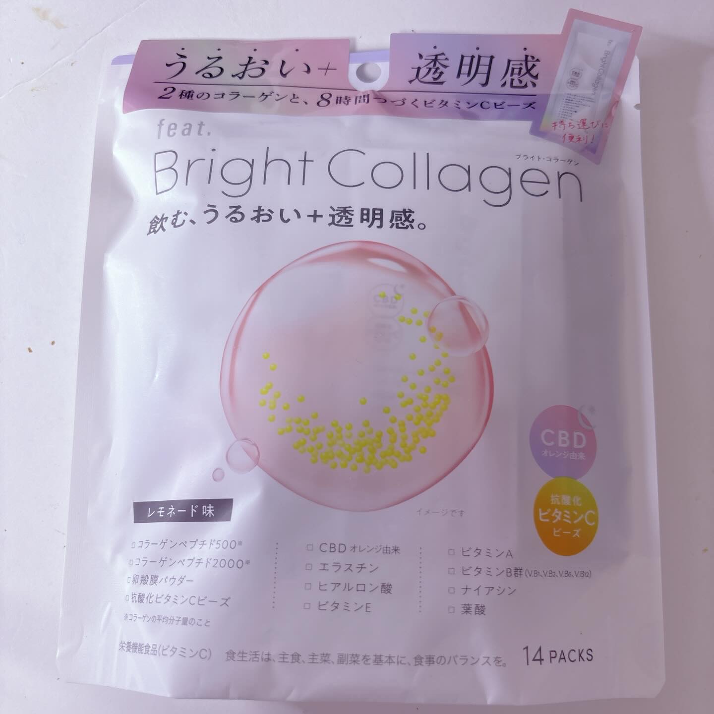 ブライト コラーゲン/Feat./美容サプリメントを使ったクチコミ（1枚目）