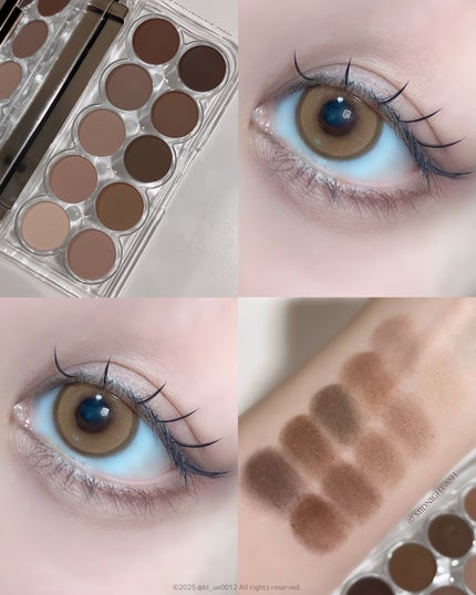 ライトオンアイズシャドウパレット/ルミル/アイシャドウパレットを使ったクチコミ(4枚目)