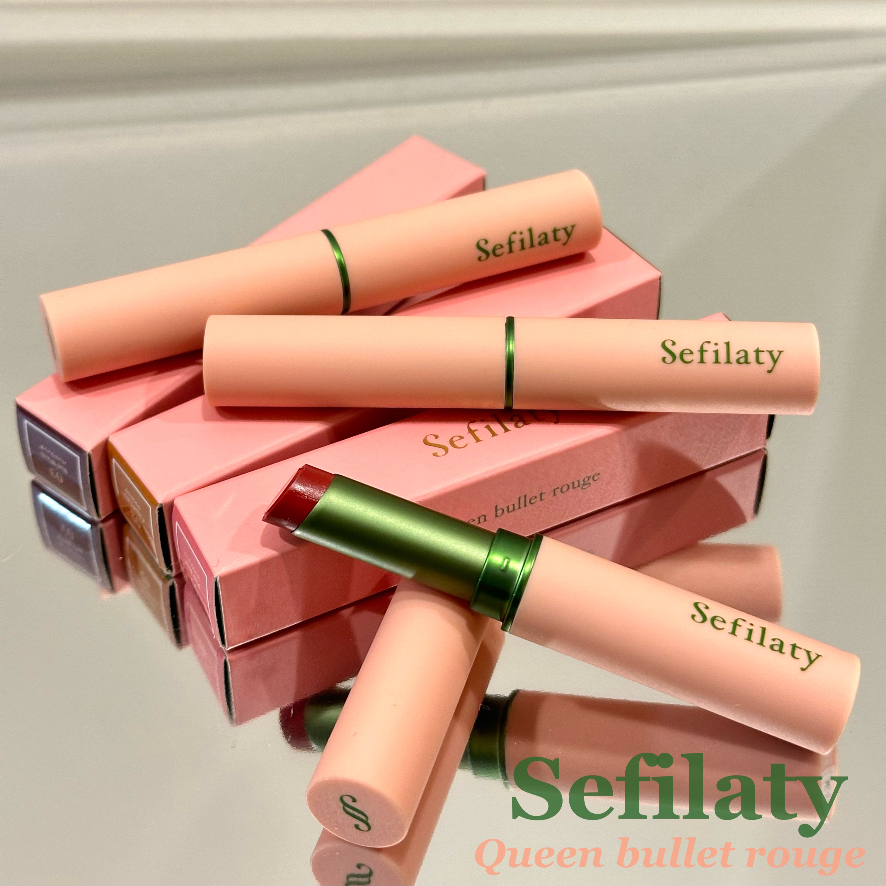 セフィラティ クイーンバレットルージュ/Sefilaty/口紅を使ったクチコミ（1枚目）