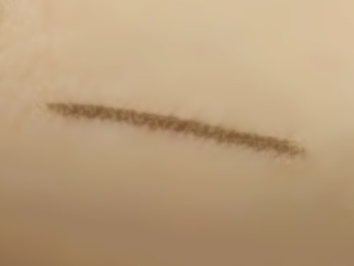 くれ竹  お化粧ふでぺん 目元用 毛筆極細のクチコミ「茶色のアイライナーです🤎ティッシュで擦ってみても全然落ちず筆ペン形状なのでとっても書きやすいで.....」（3枚目）