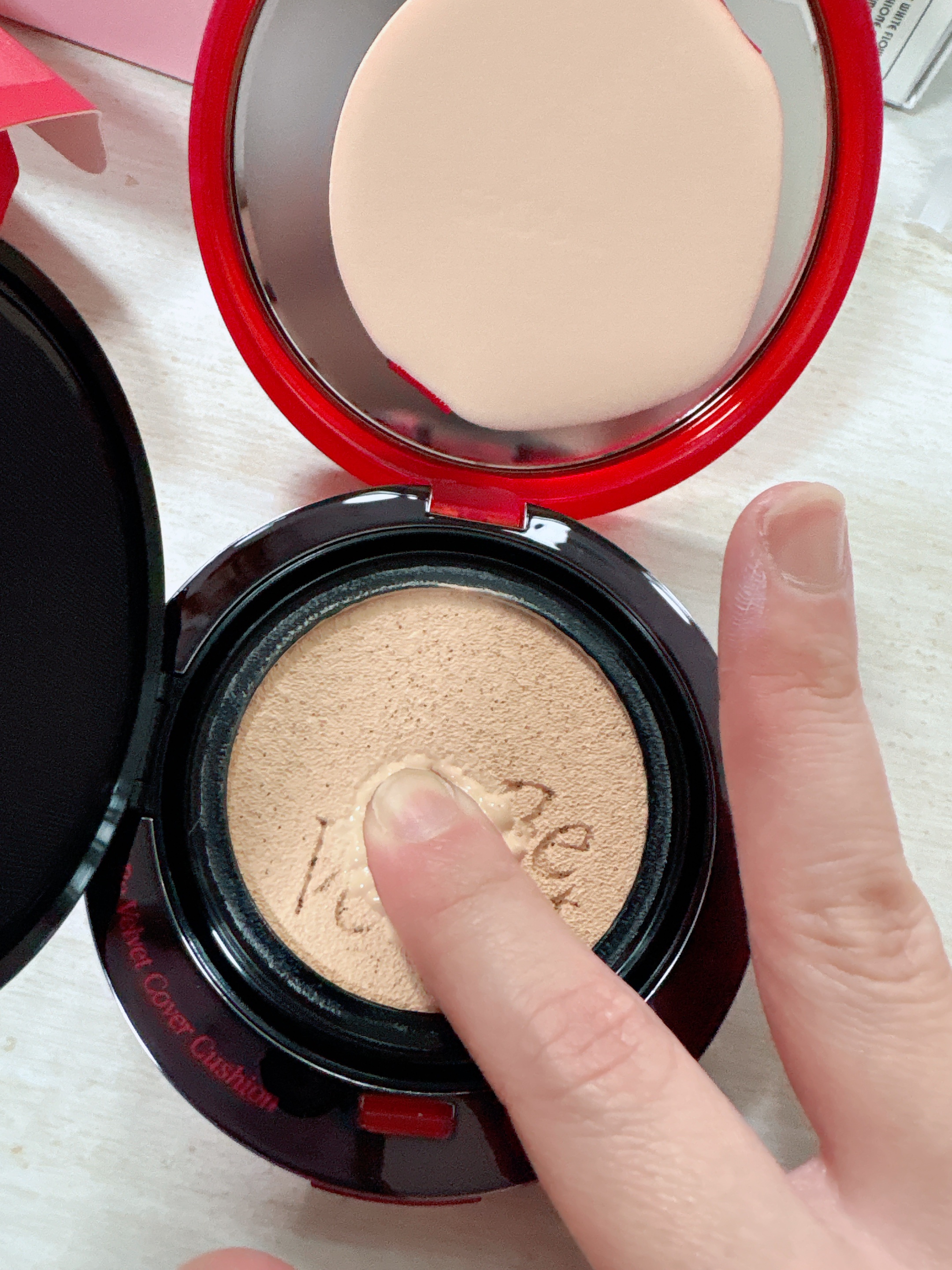 ビーベルベットカバークッション/espoir/クッションファンデーションを使ったクチコミ（1枚目）