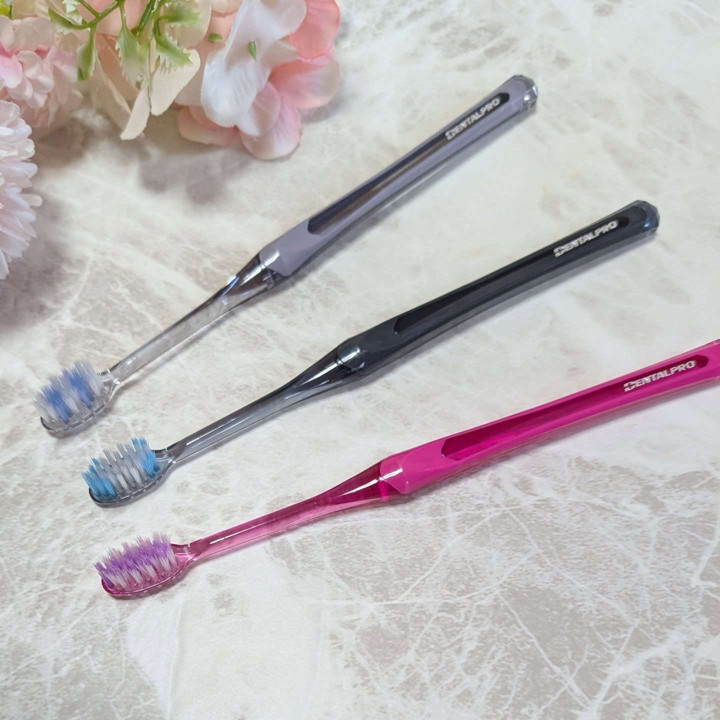 デンタルプロ DENTALPRO Styleのクチコミ「歯みがきタイムが楽しみになる、磨き心地で選べるハブラシです。

freshはしっかりと汚れをか.....」（3枚目）