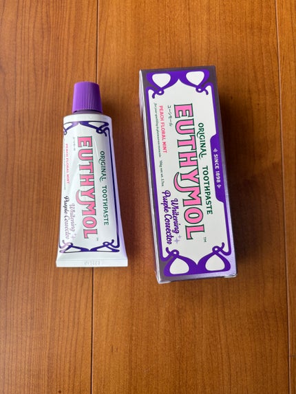 ホワイトパープル歯みがき ピーチフローラルミントの香り/EUTHYMOL/歯磨き粉を使ったクチコミ(1枚目)